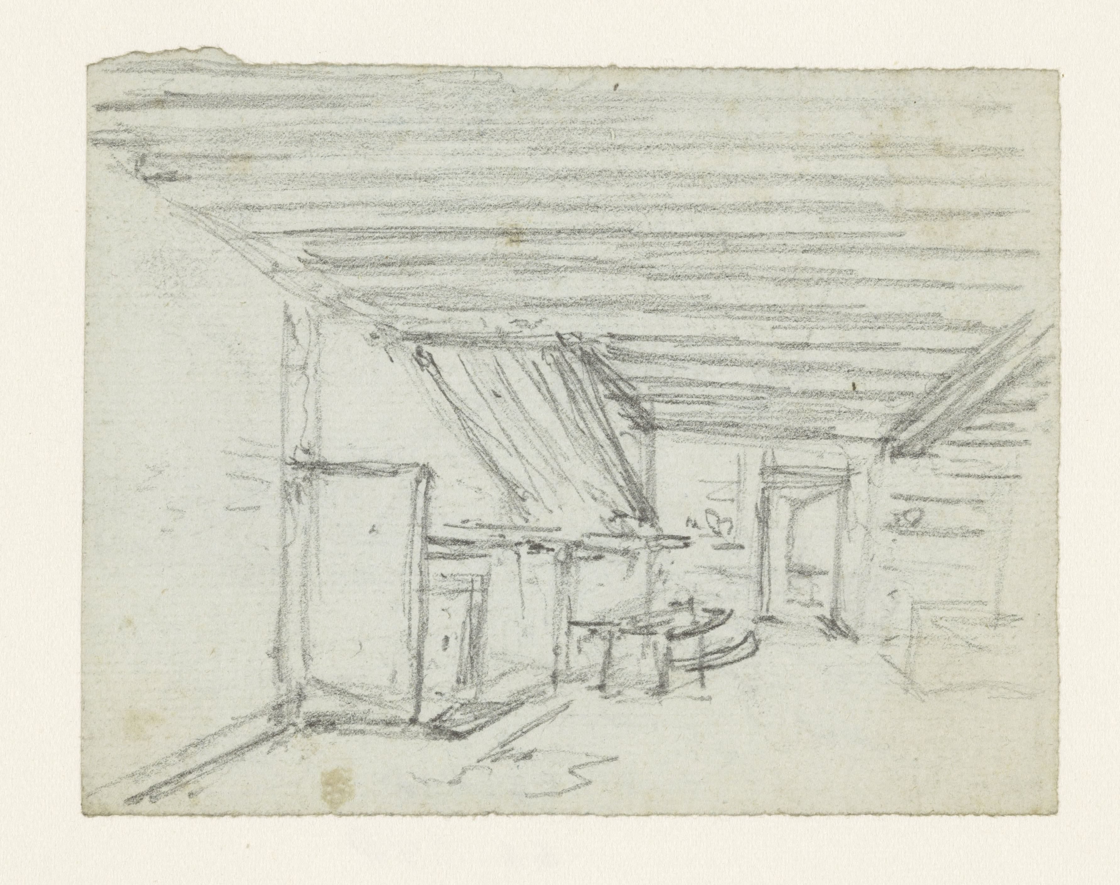 Interieur van een boerderij