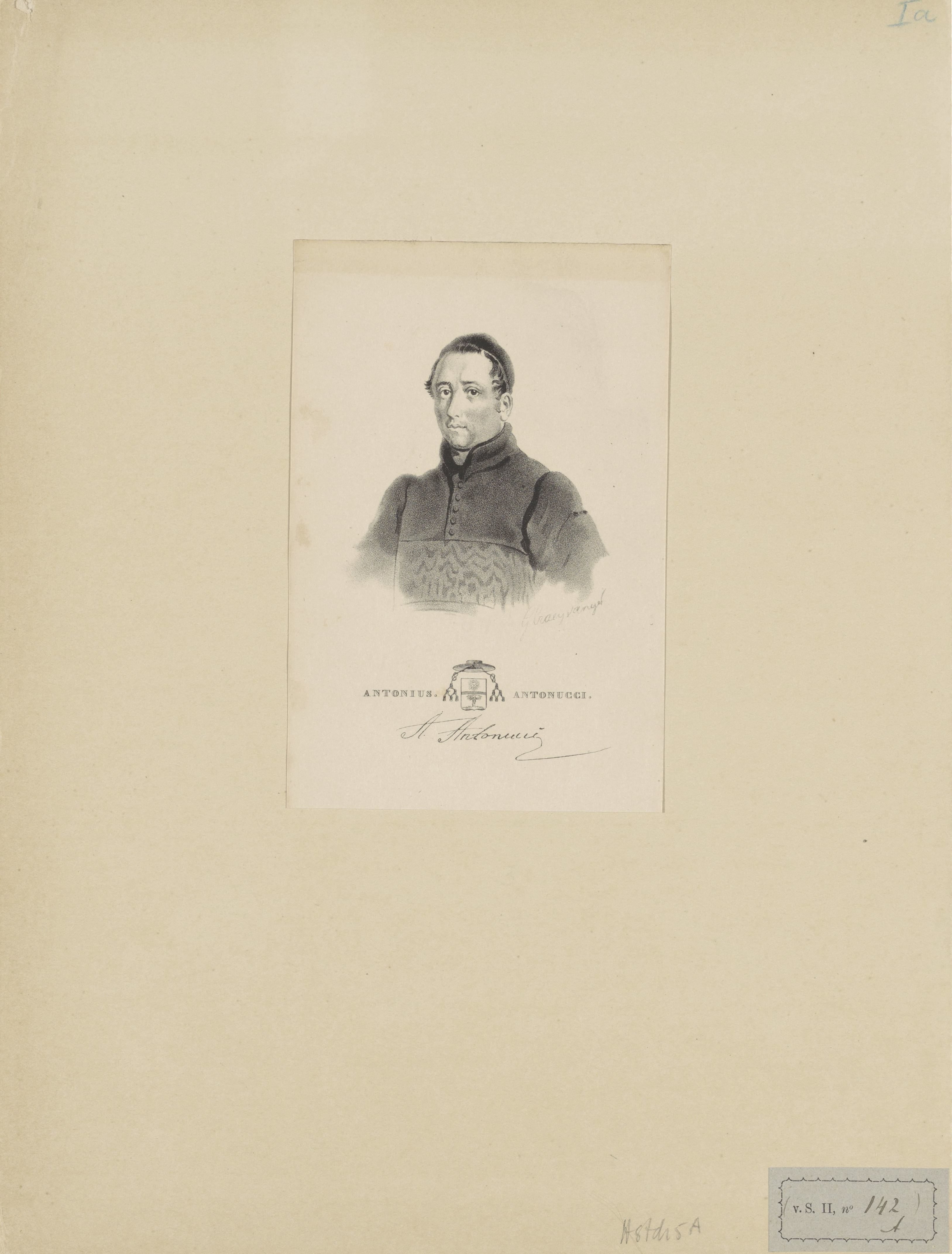 Portret van Antonio Antonucci