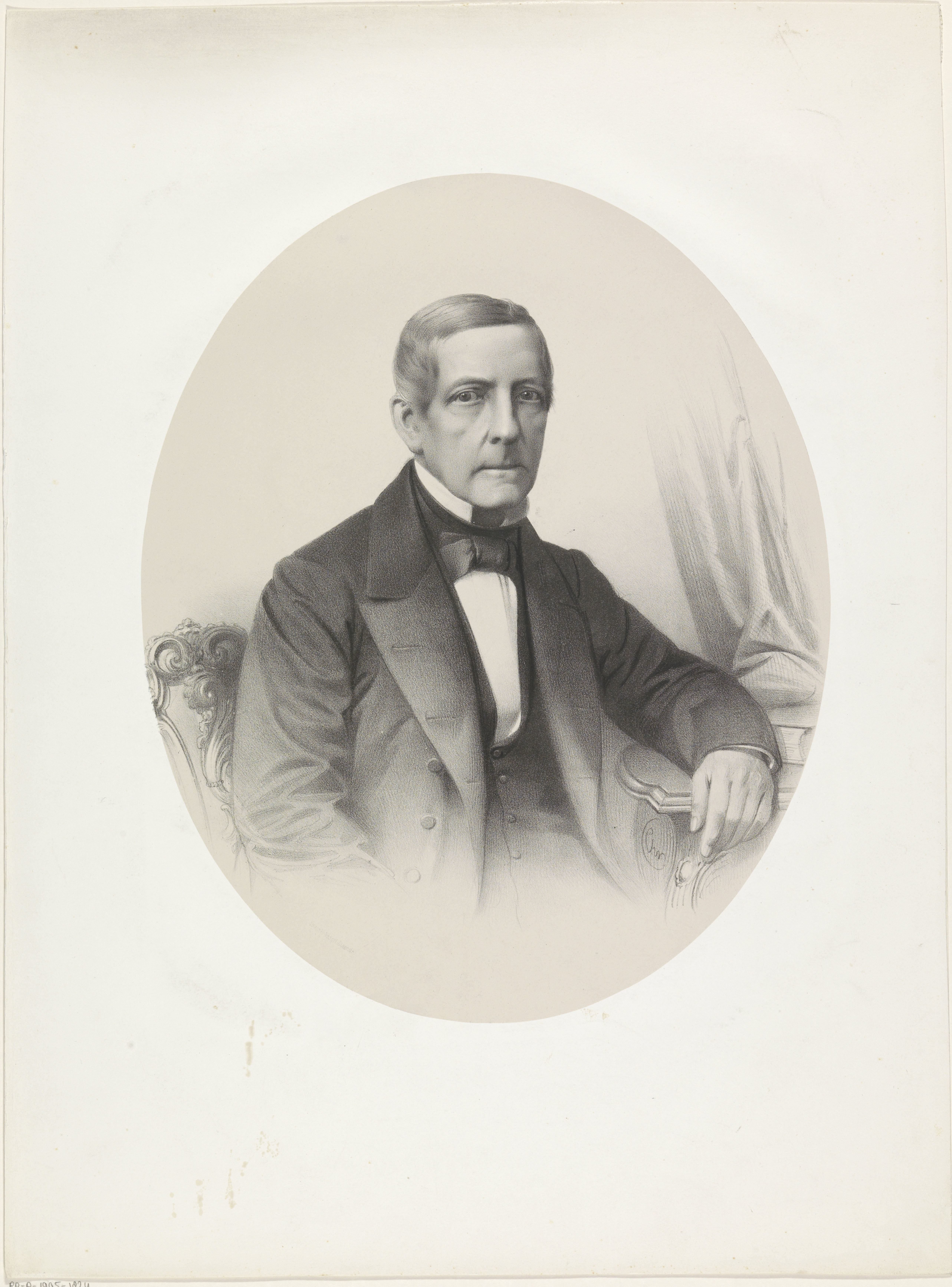 Portret van Guillaume Groen van Prinsterer