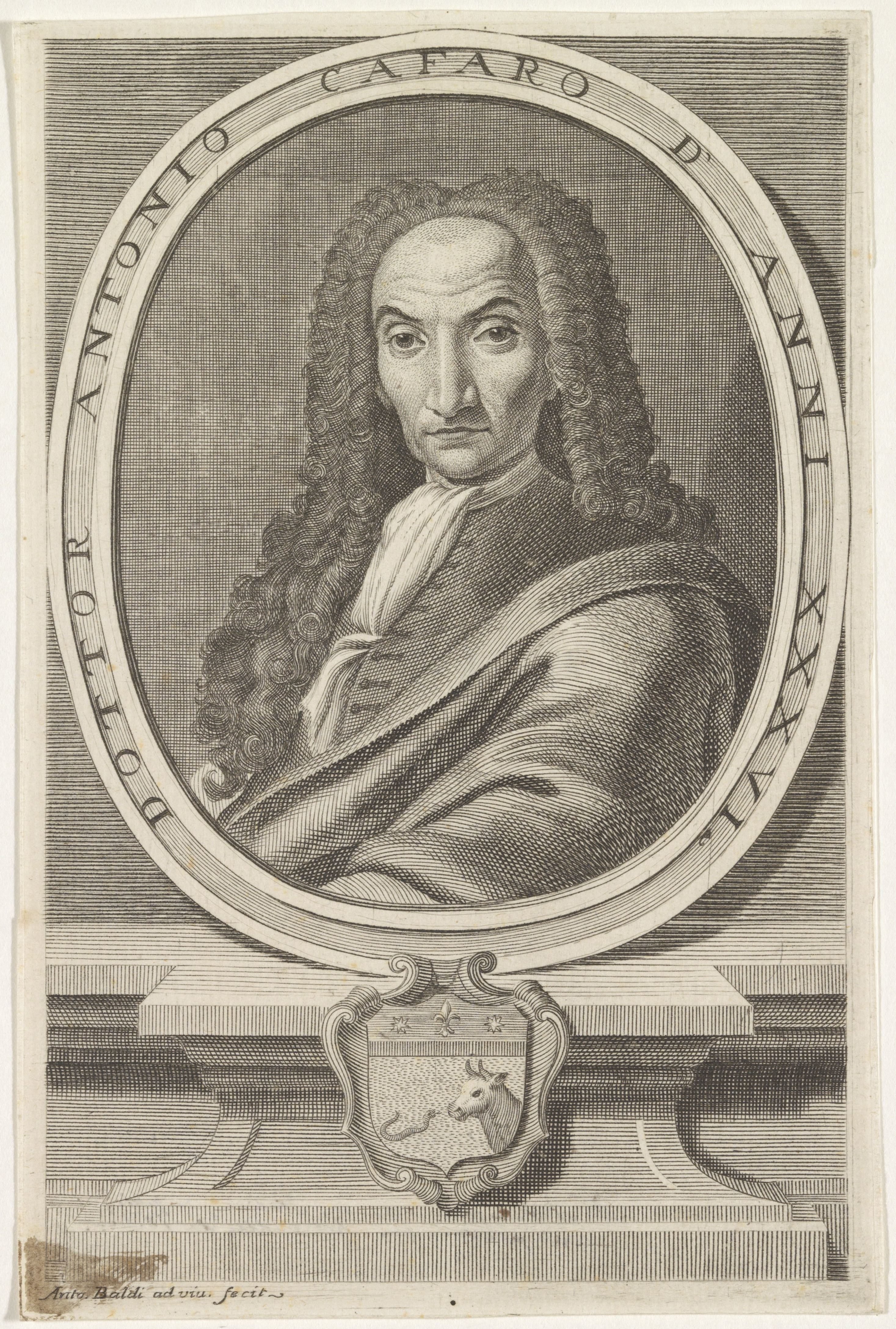 Portret van Antonio Cafaro