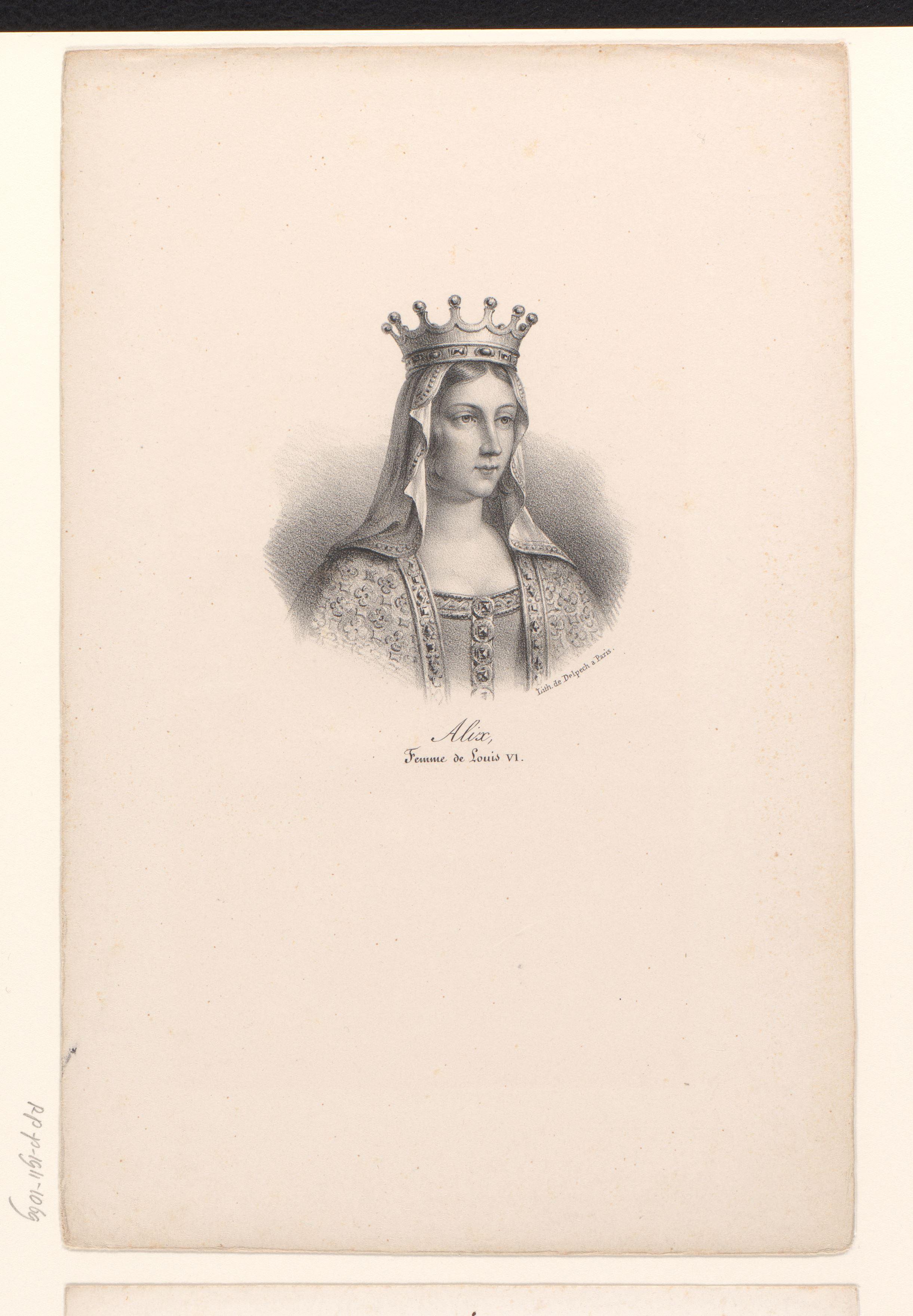 Portret van Adelheid van Maurienne