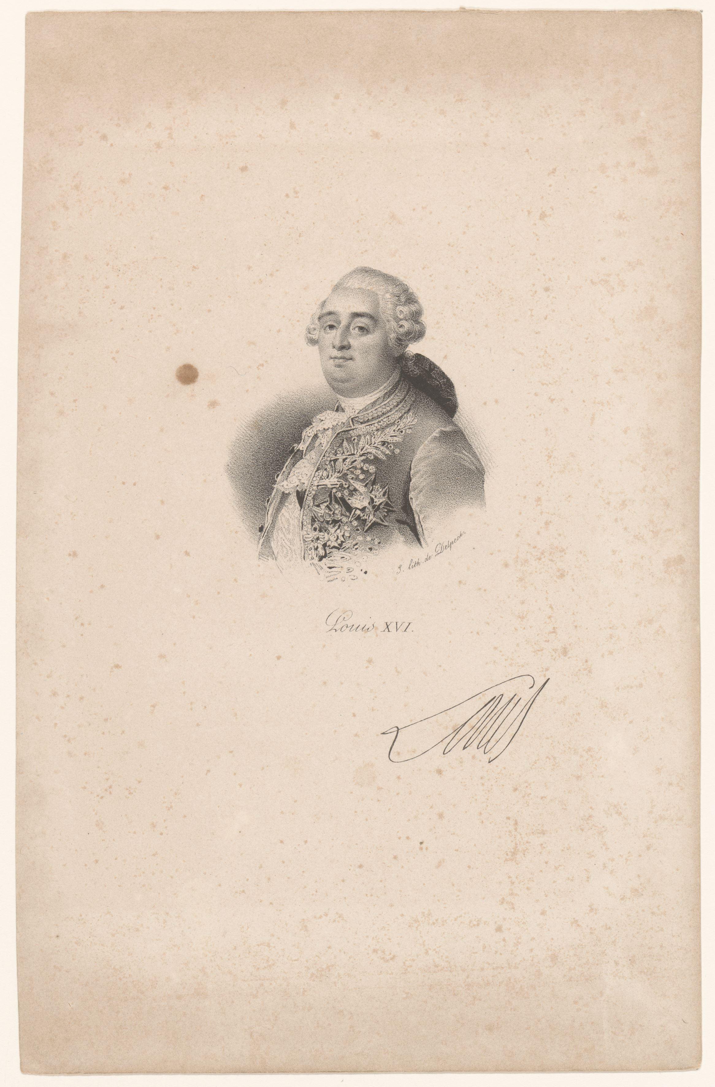 Portret van Lodewijk XVI van Frankrijk