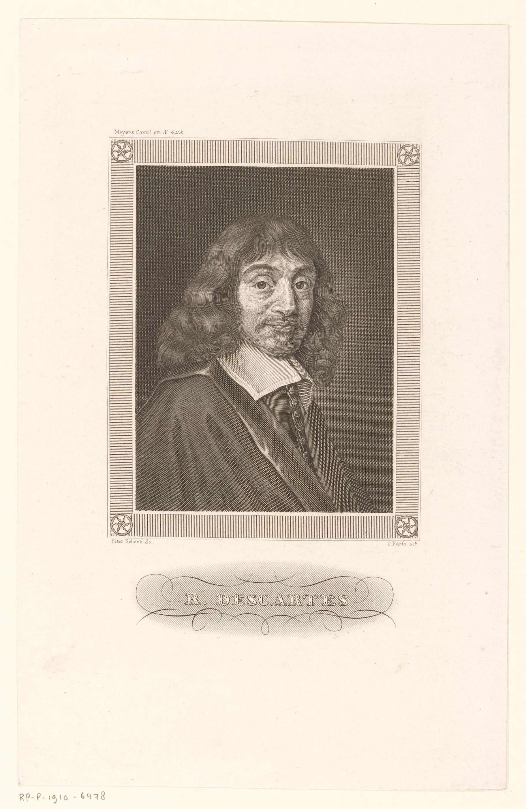 Portret van René Descartes