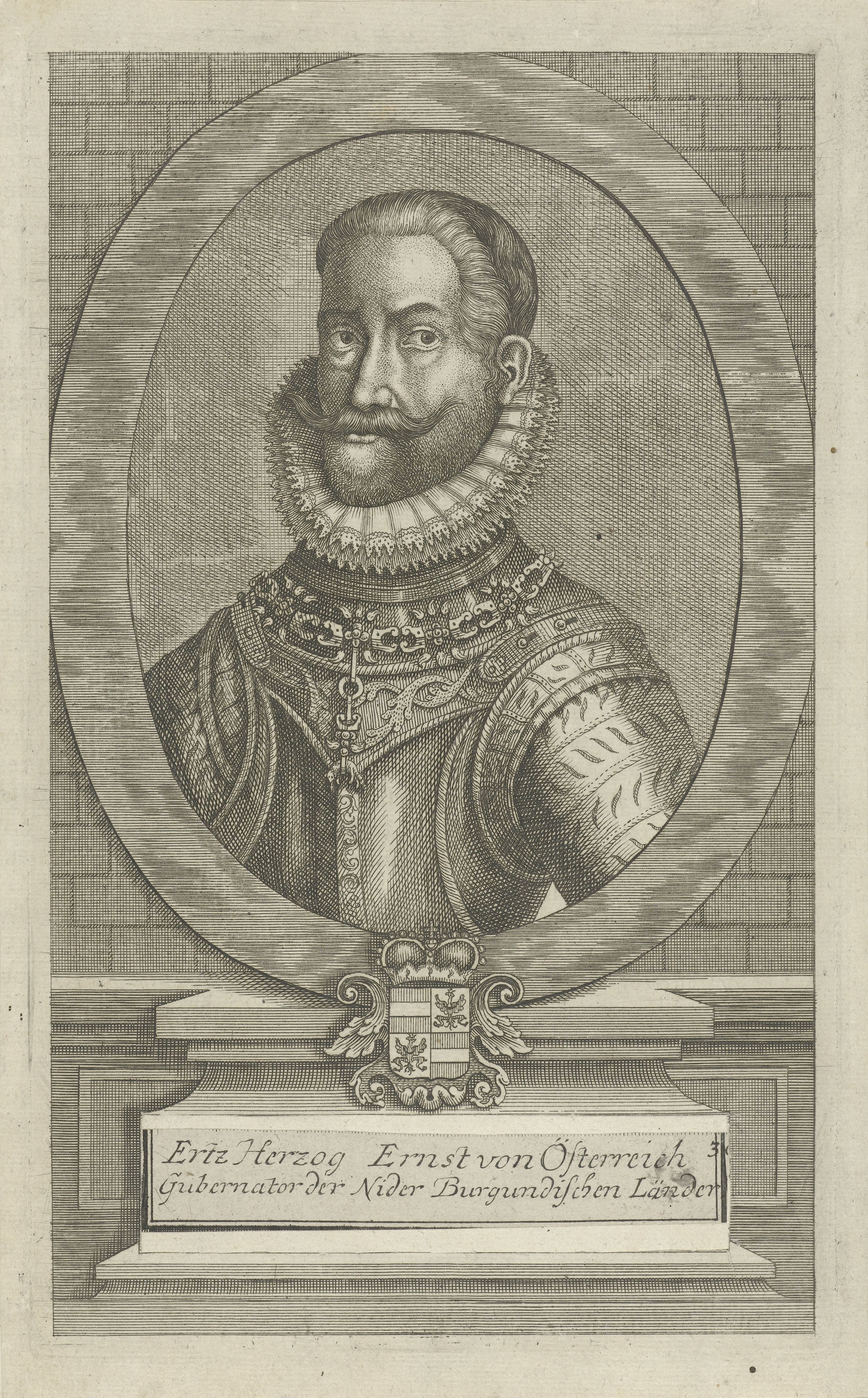 Portret van Ernst van Oostenrijk
