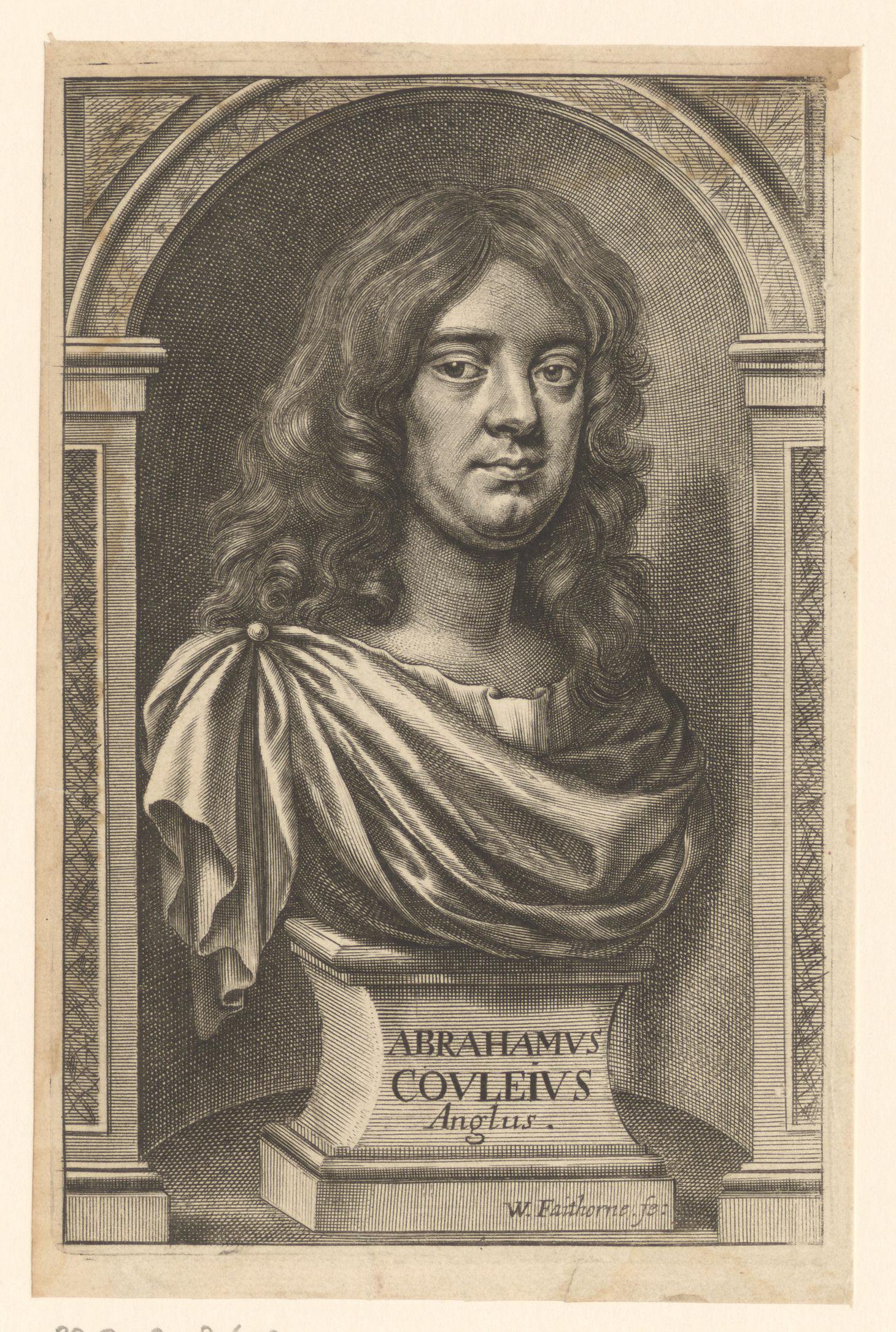 Portret van Abraham Cowley