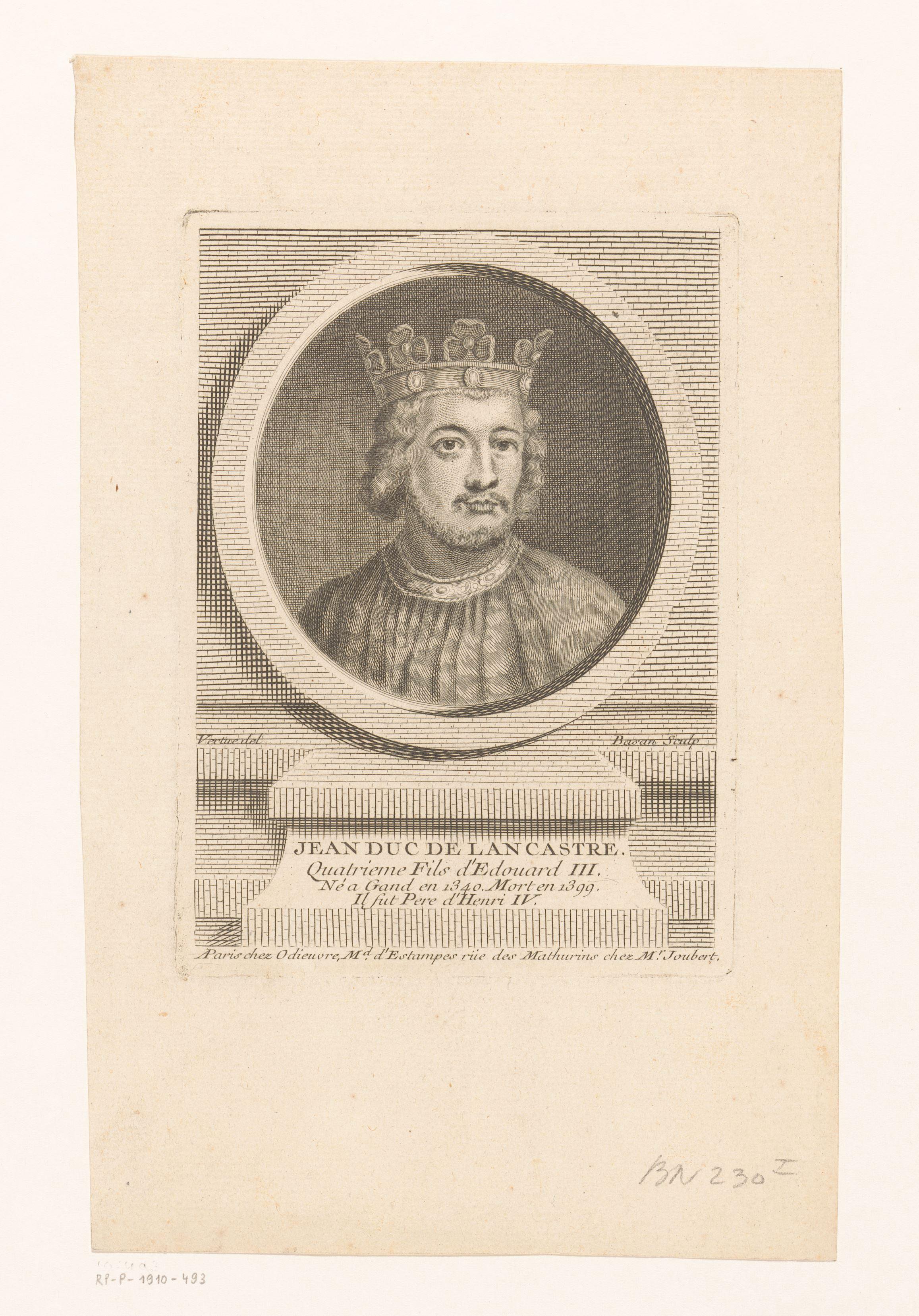 Portret van Jan van Gent