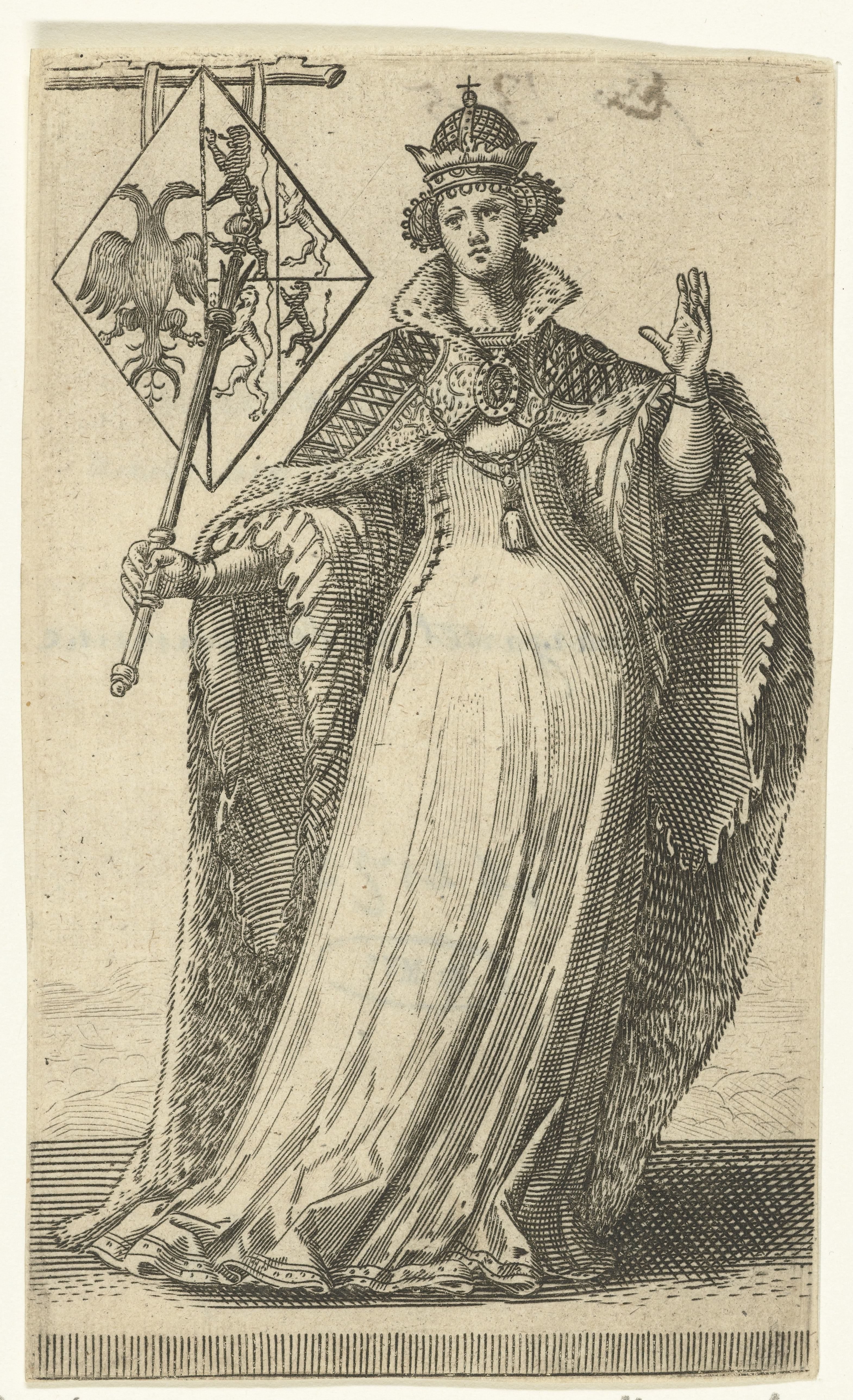 Portret van Margaretha van Beieren