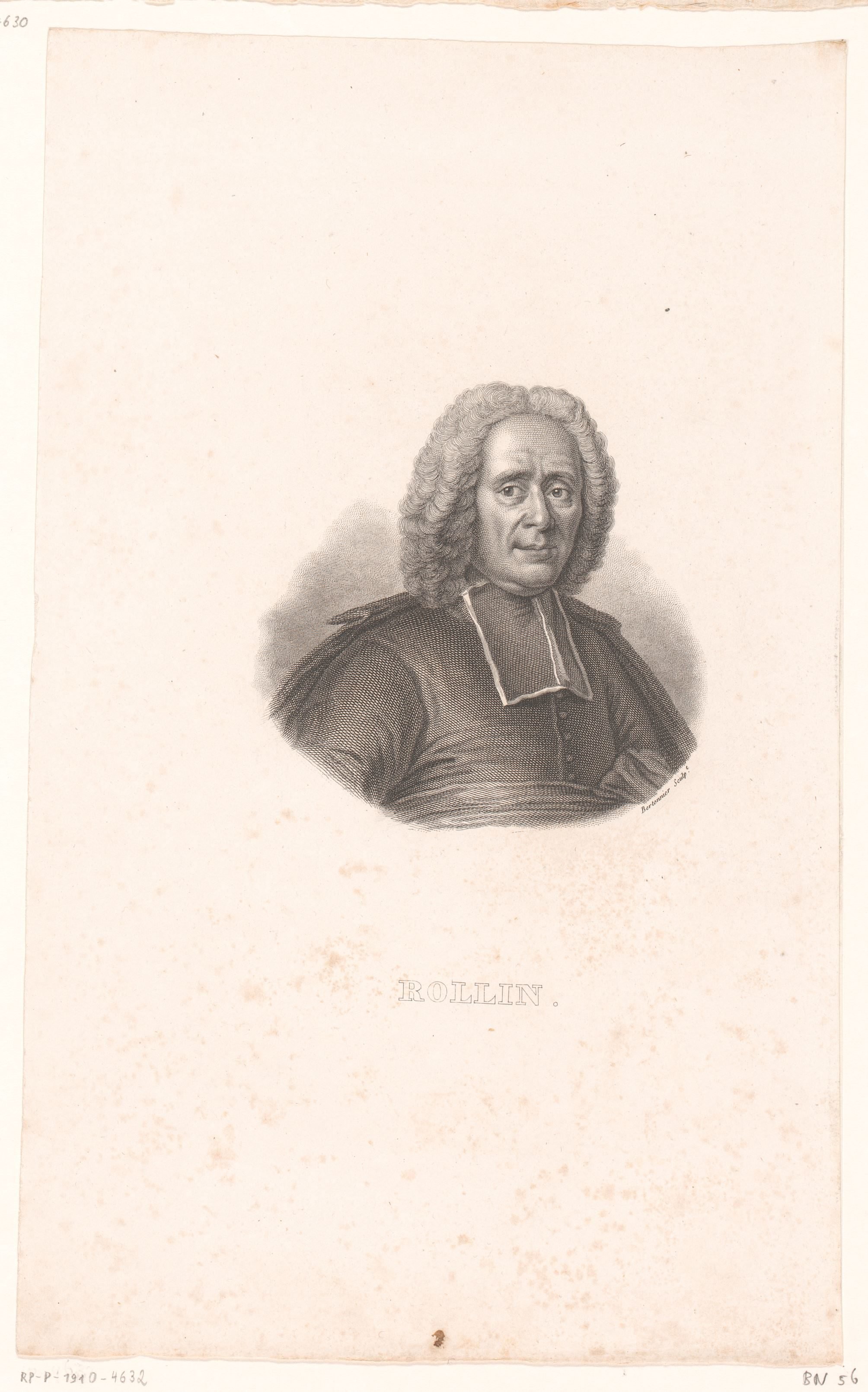 Portret van Charles Rollin