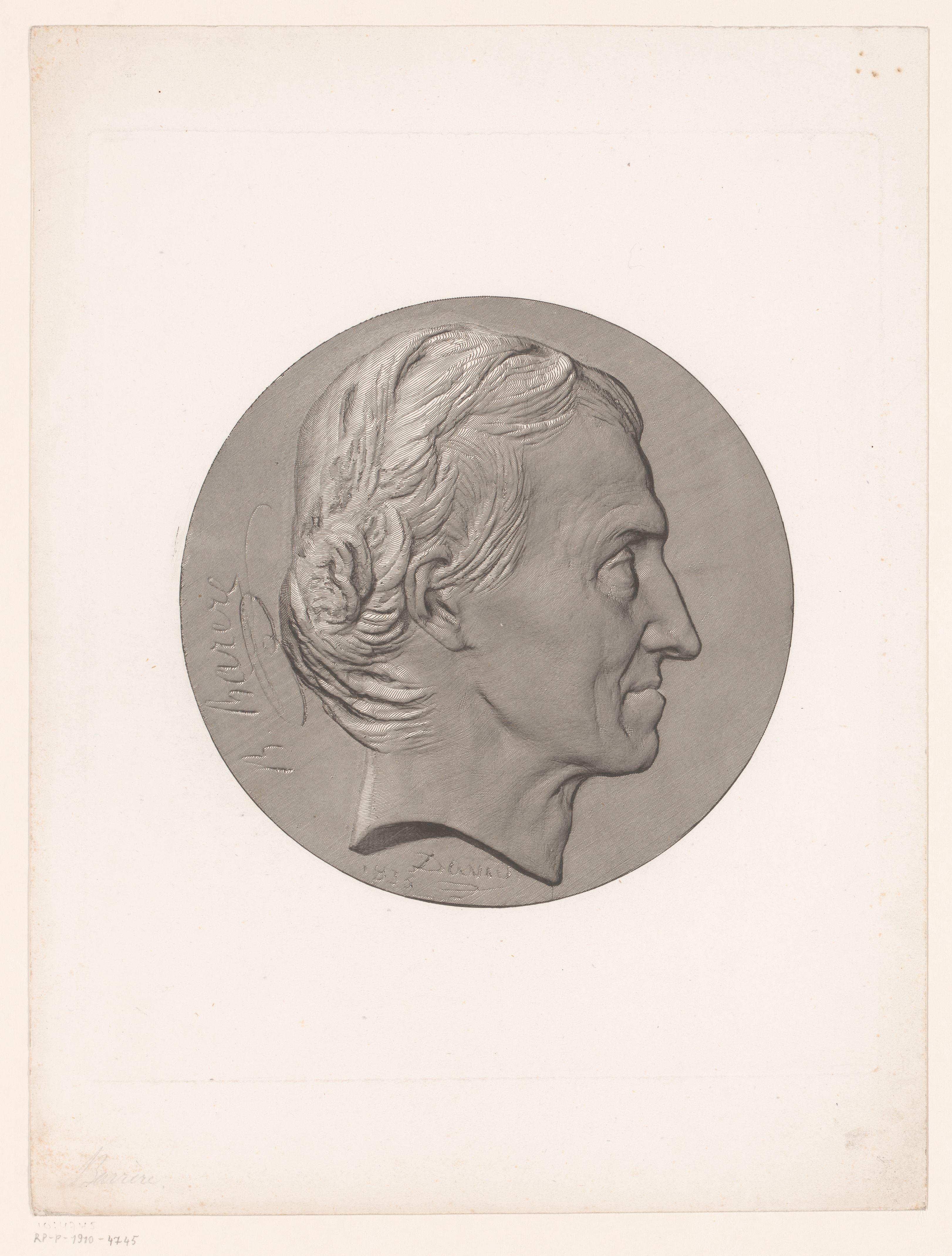 Medaillon met portret van Bertrand Barère