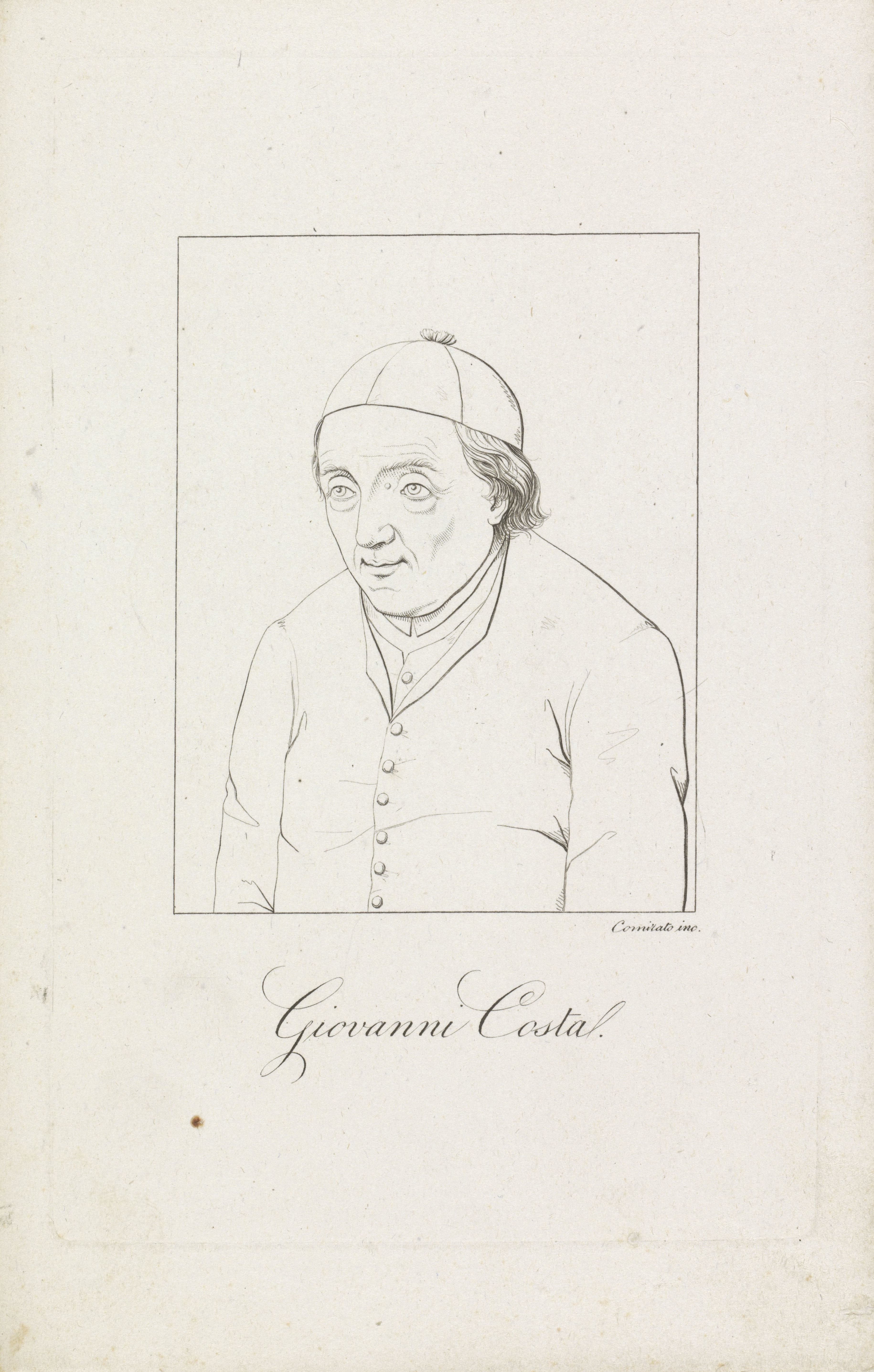 Portret van Giovanni Costa