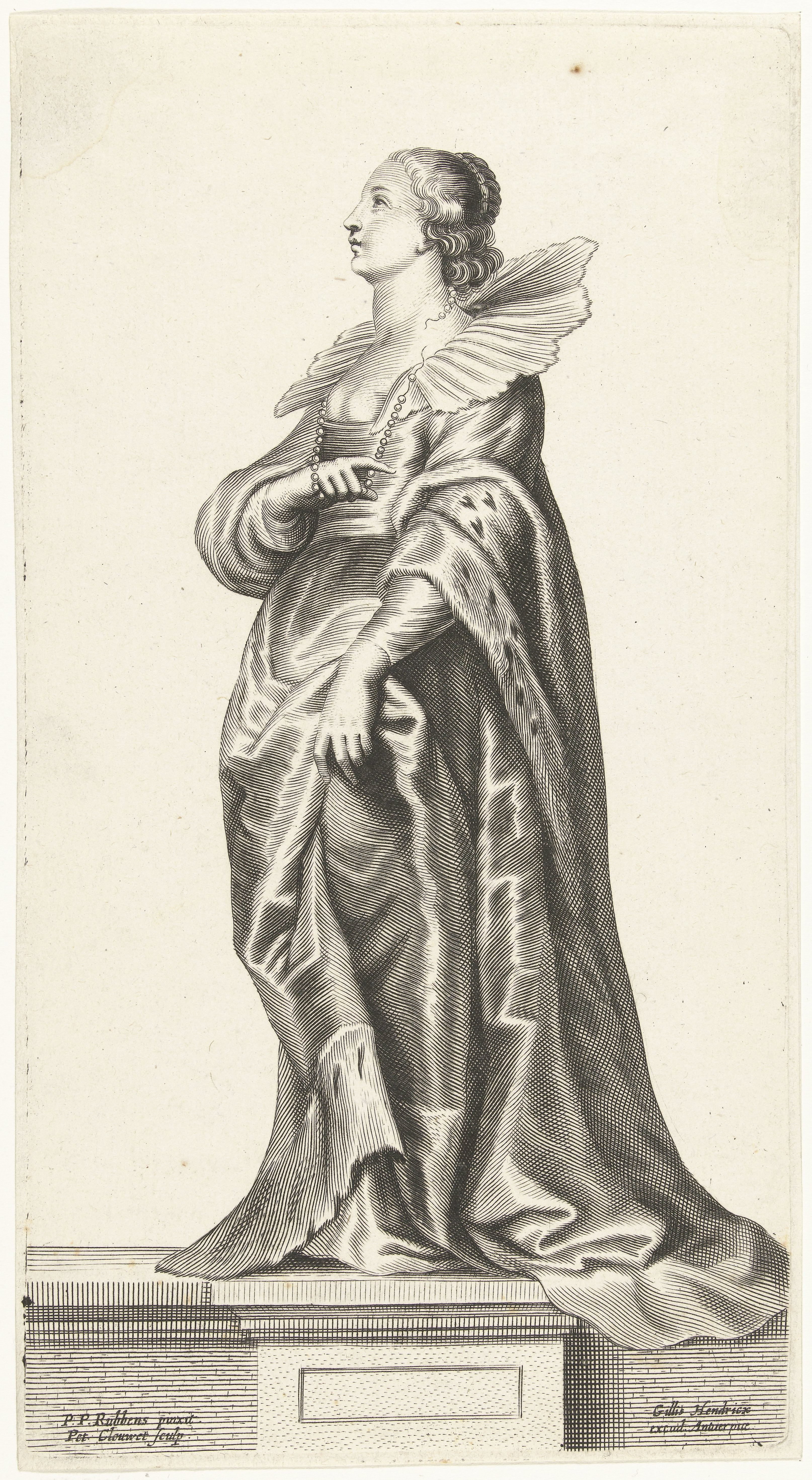 Portret van een onbekende vrouw