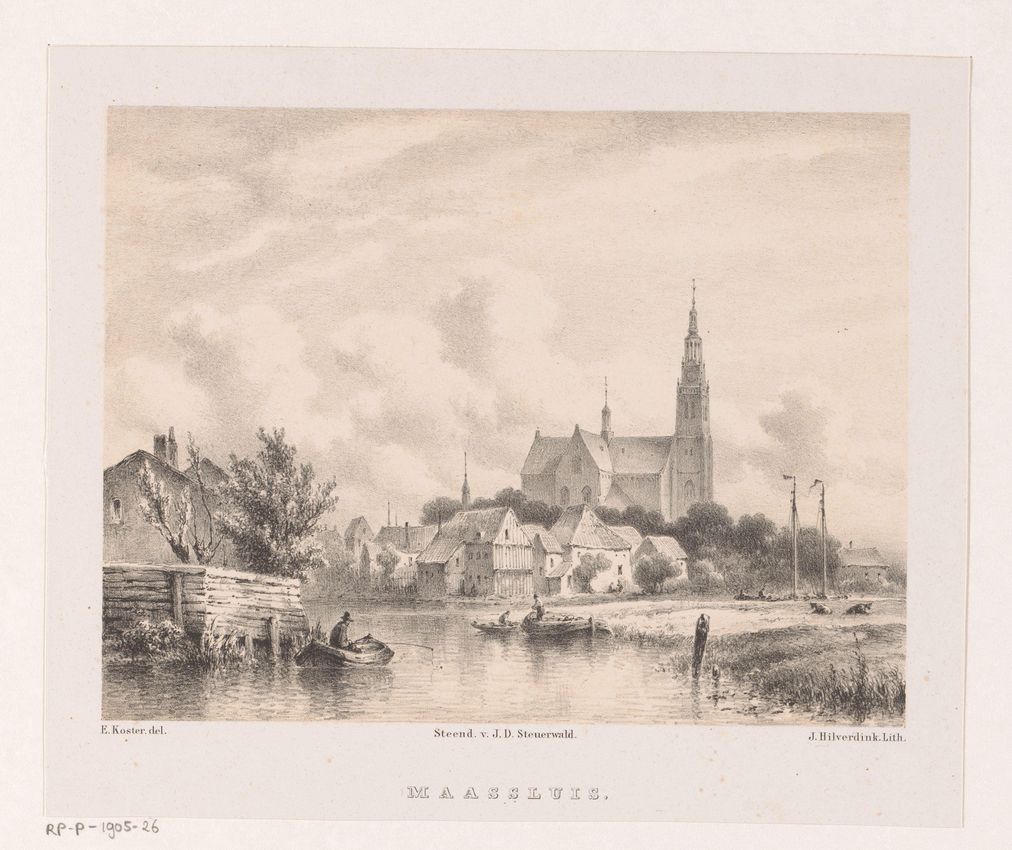 Gezicht op Maassluis