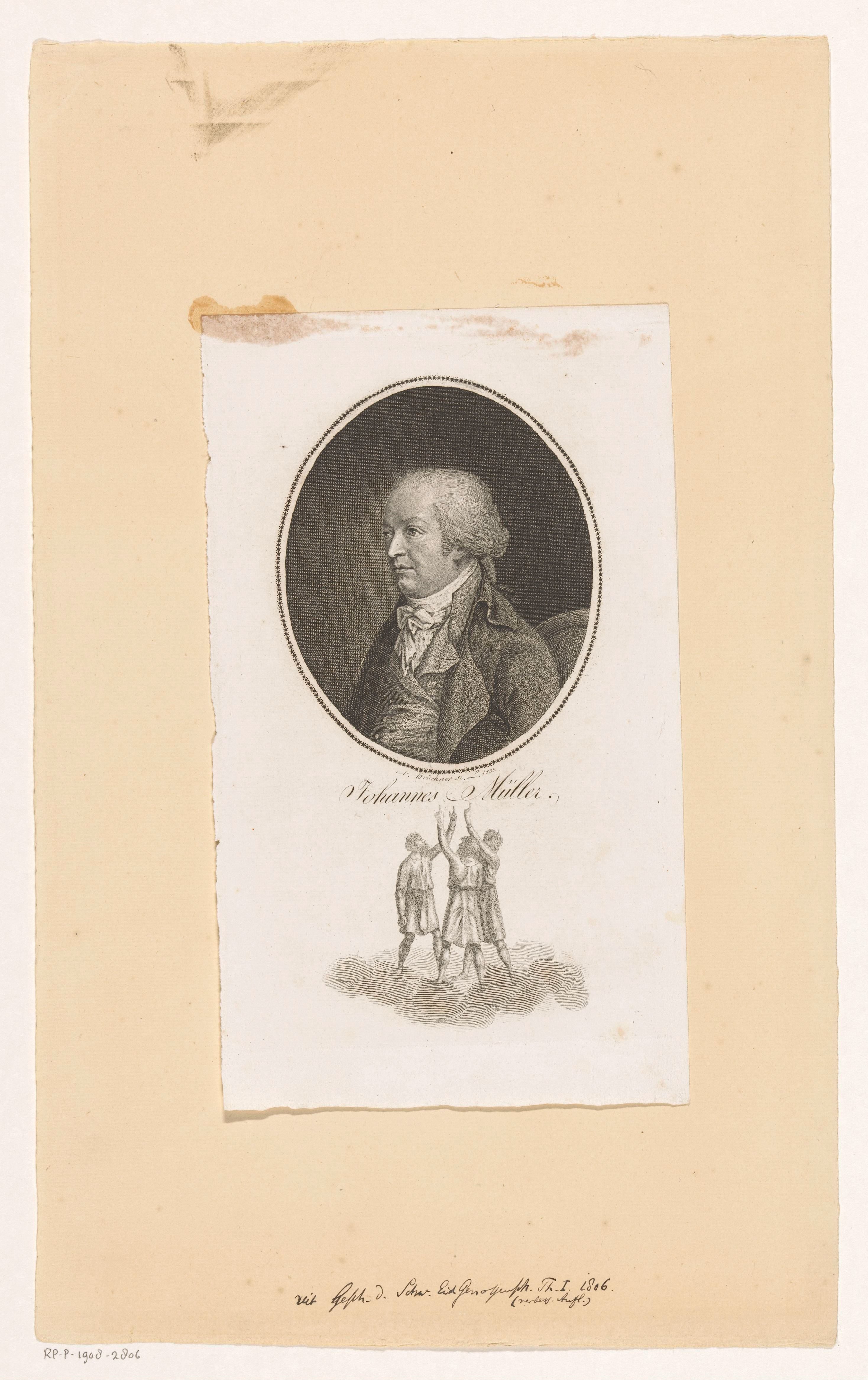 Portret van Johannes Müller von Sylvelden