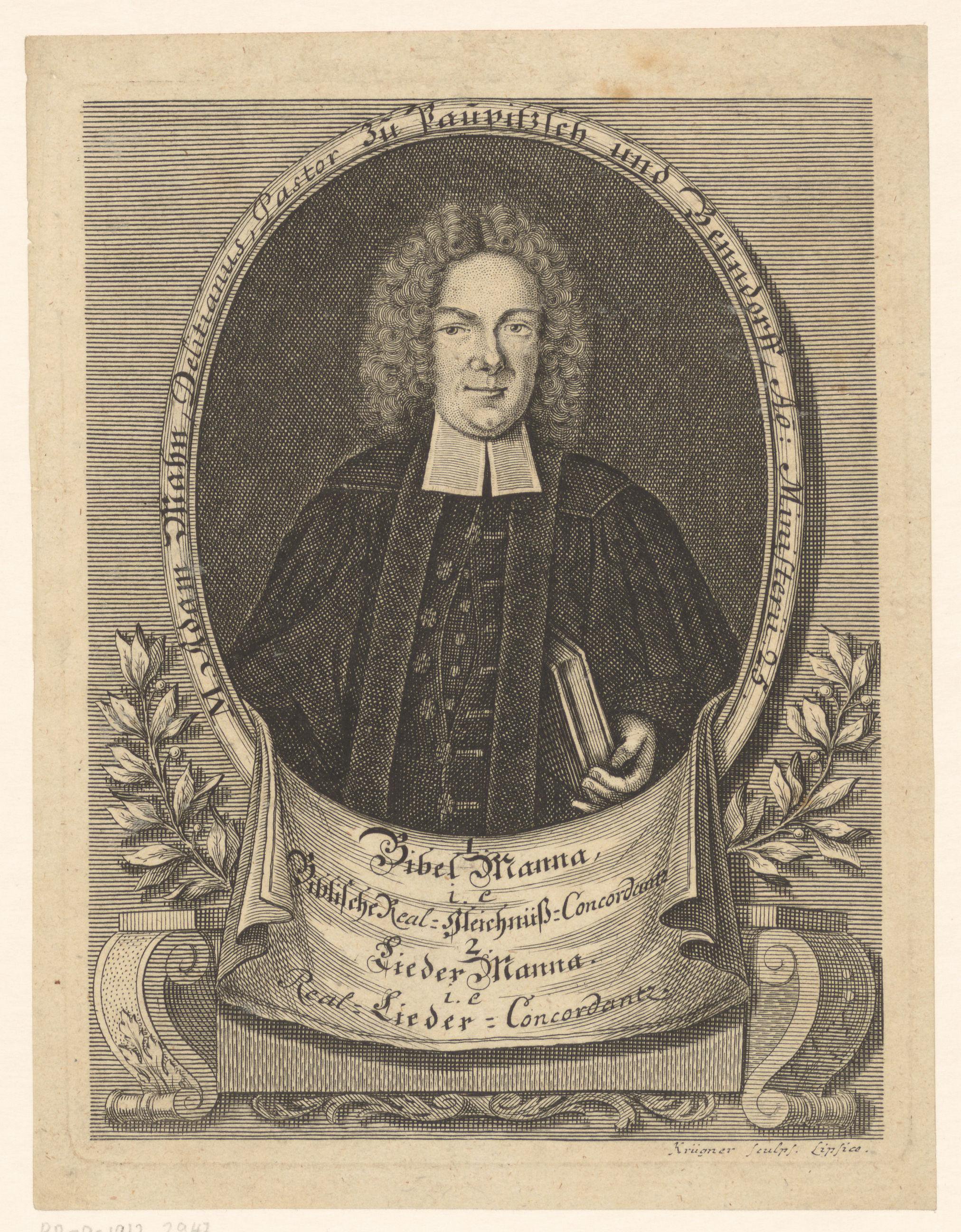 Portret van Adam Mahn