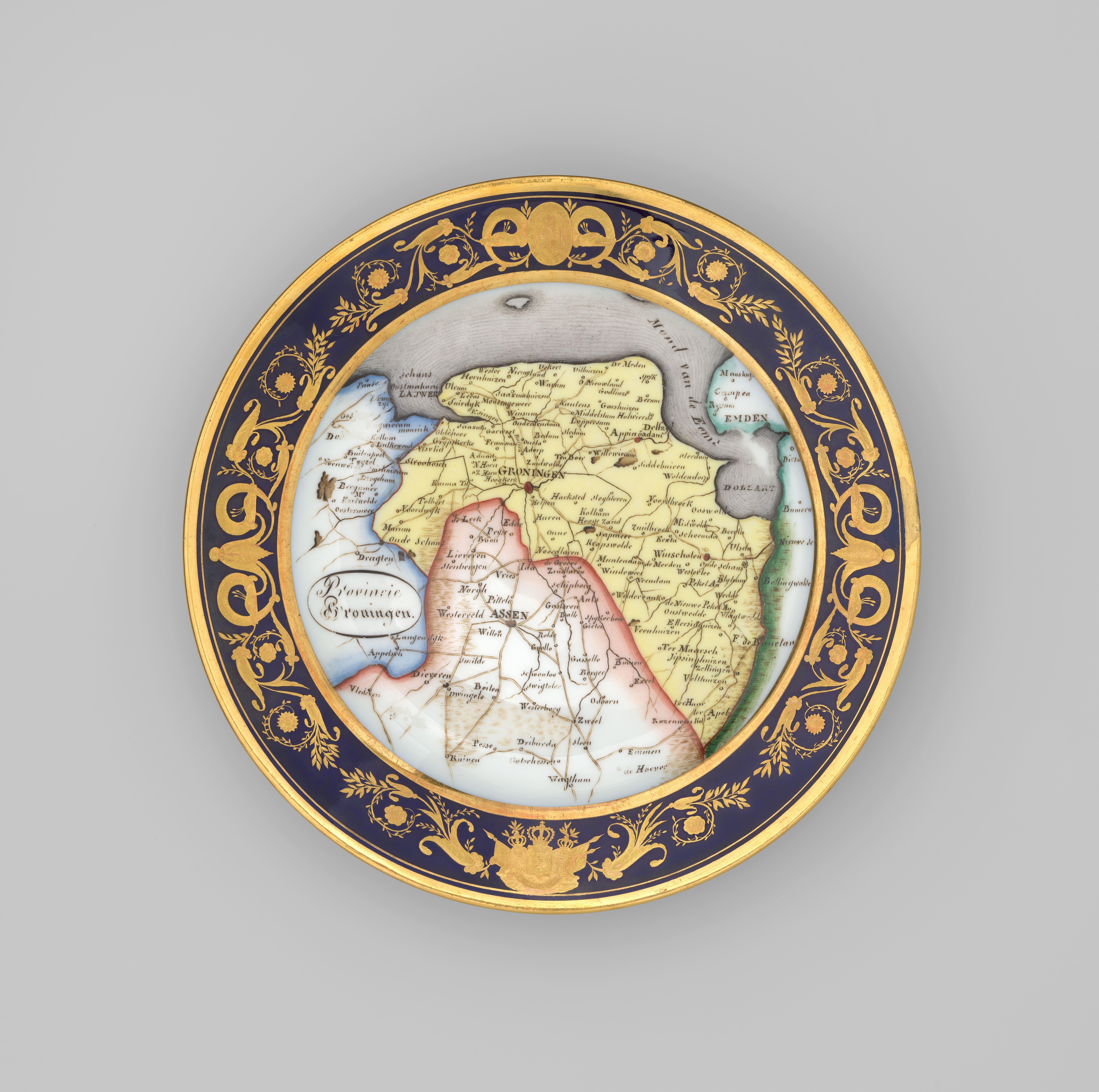 18 borden met het decor van een Nederlandse provincie