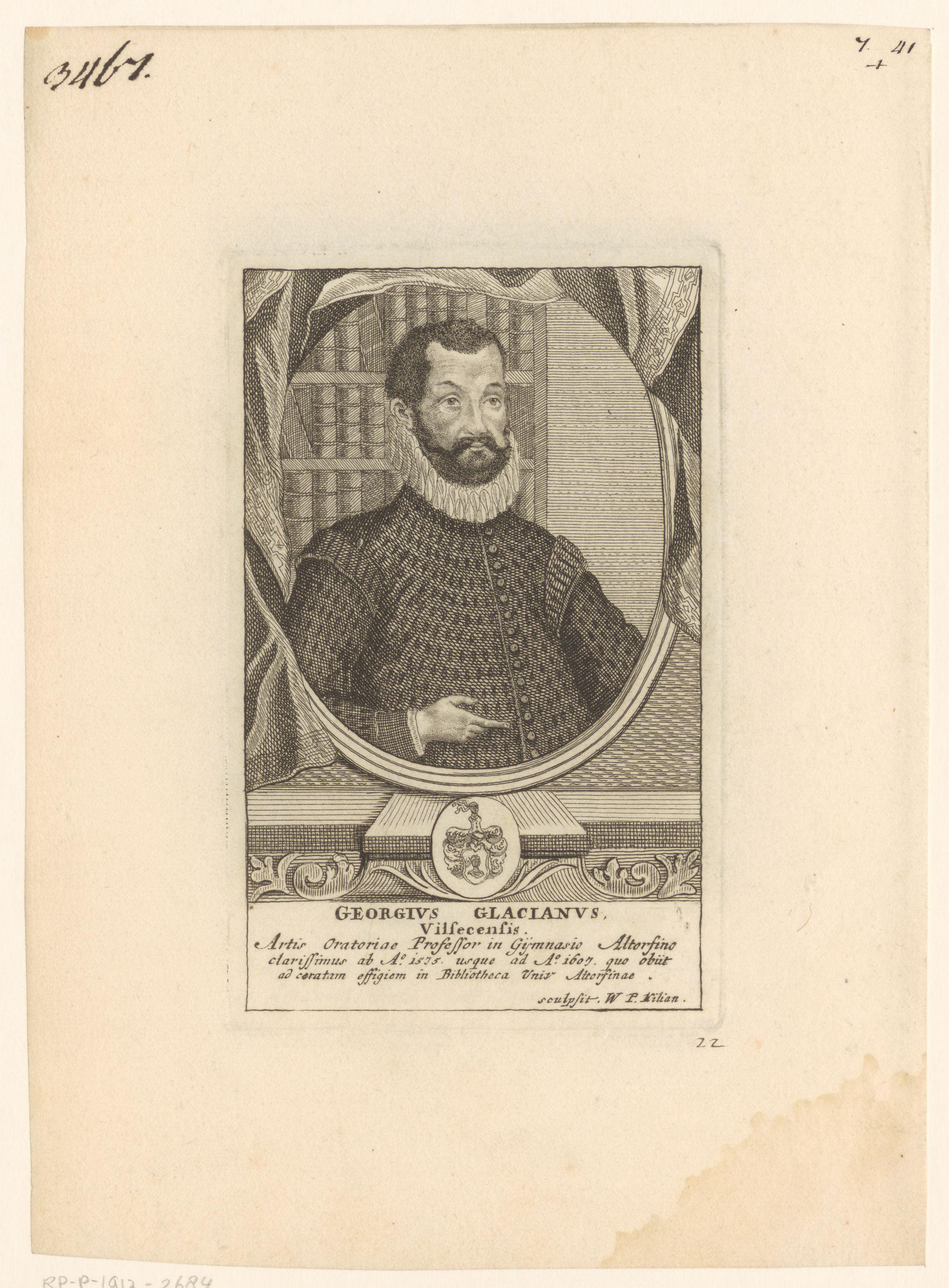 Portret van Georg Glacianus