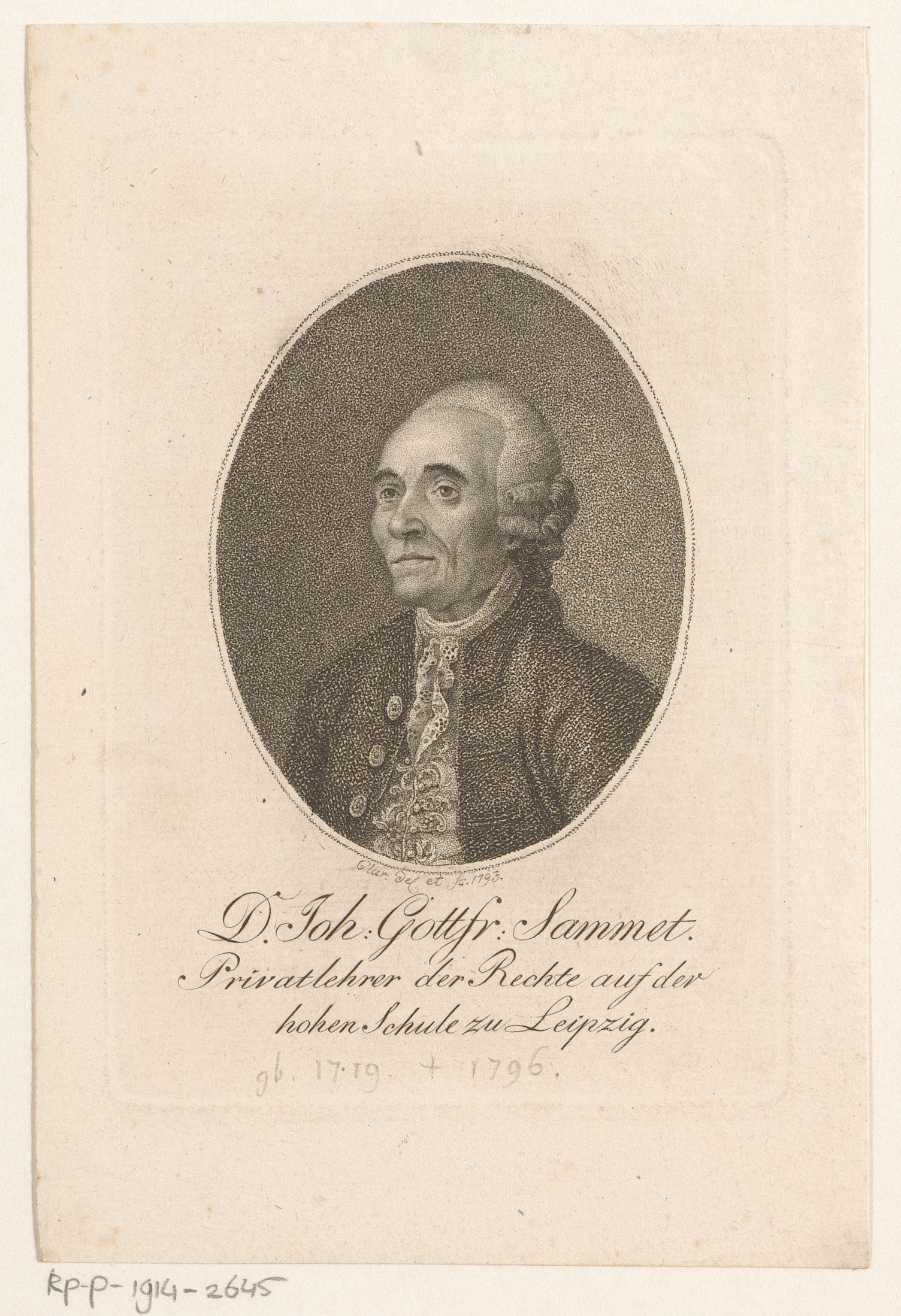 Portret van Ernst Platner