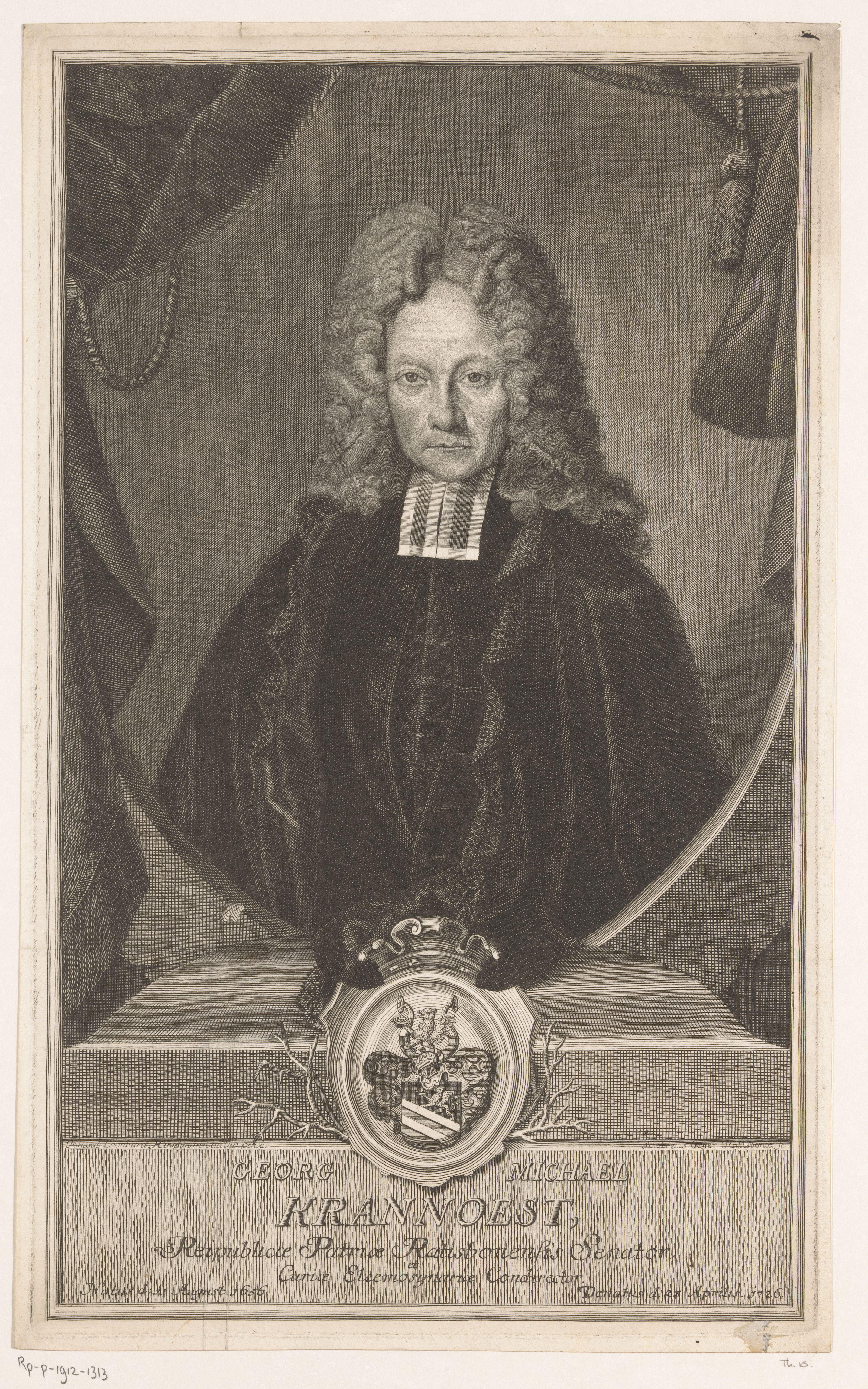 Portret van Georg Michael Krannöst