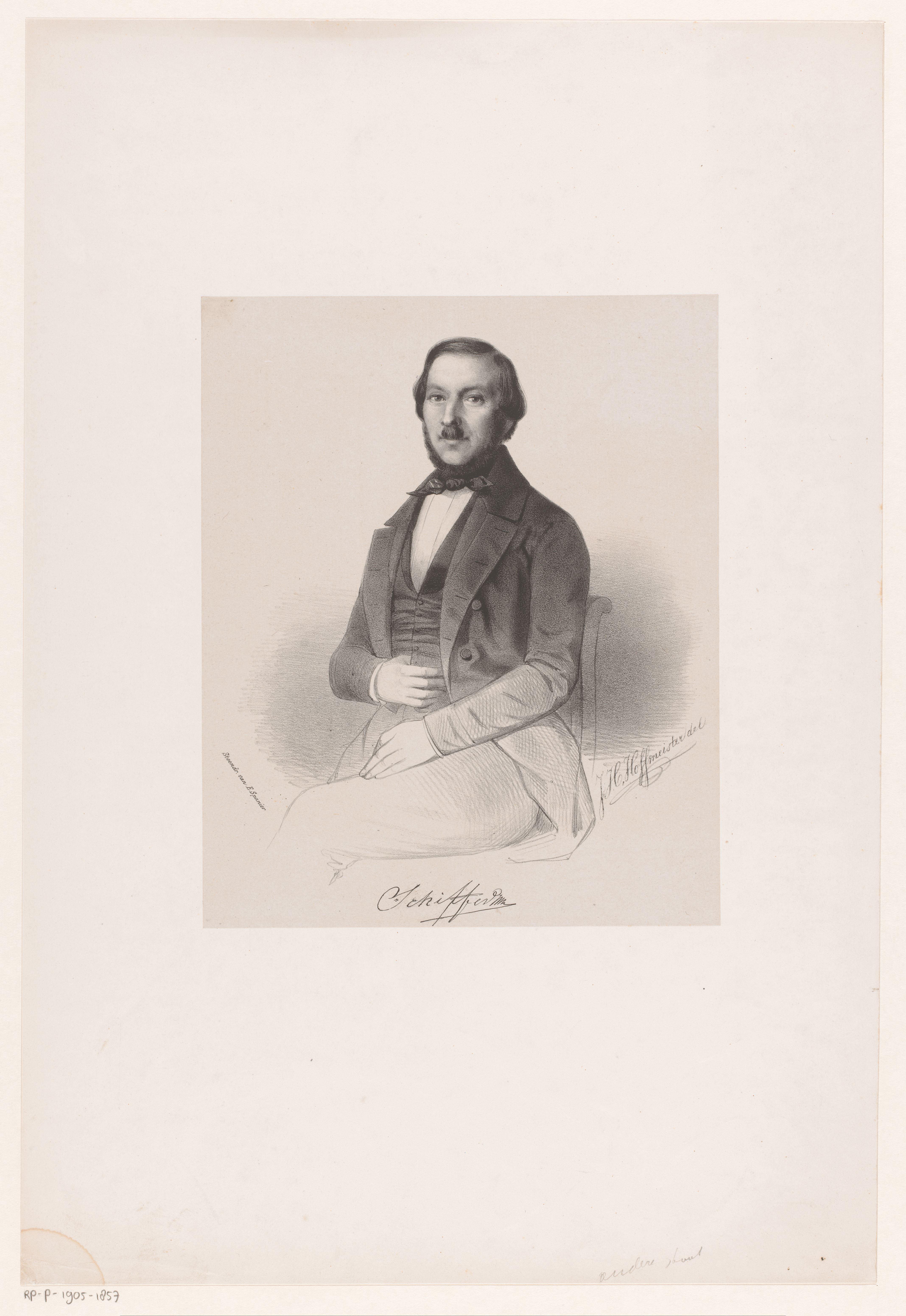 Portret van Cornelis Schiffer