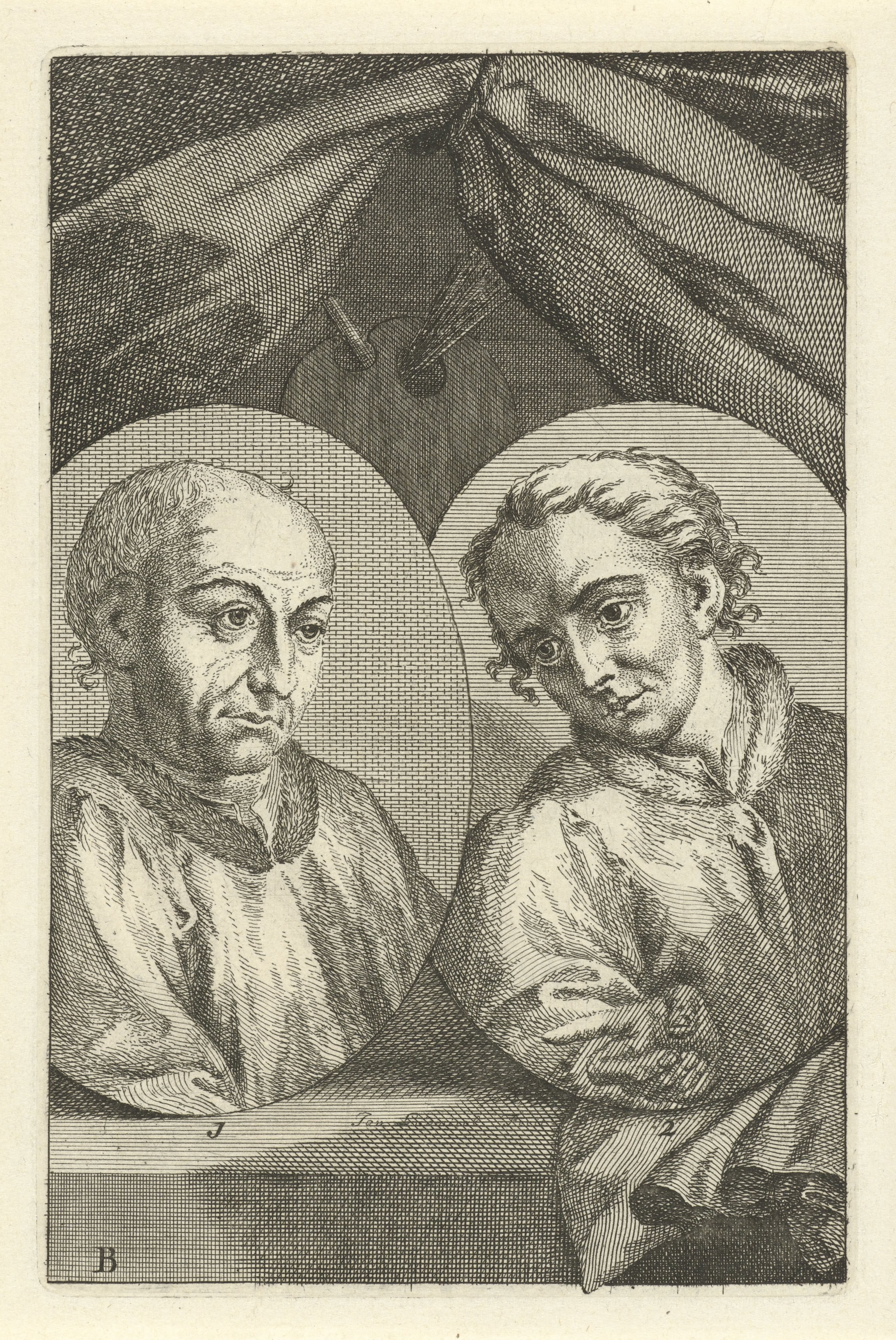 Dubbelportret van Jan en Hubert van Eyck