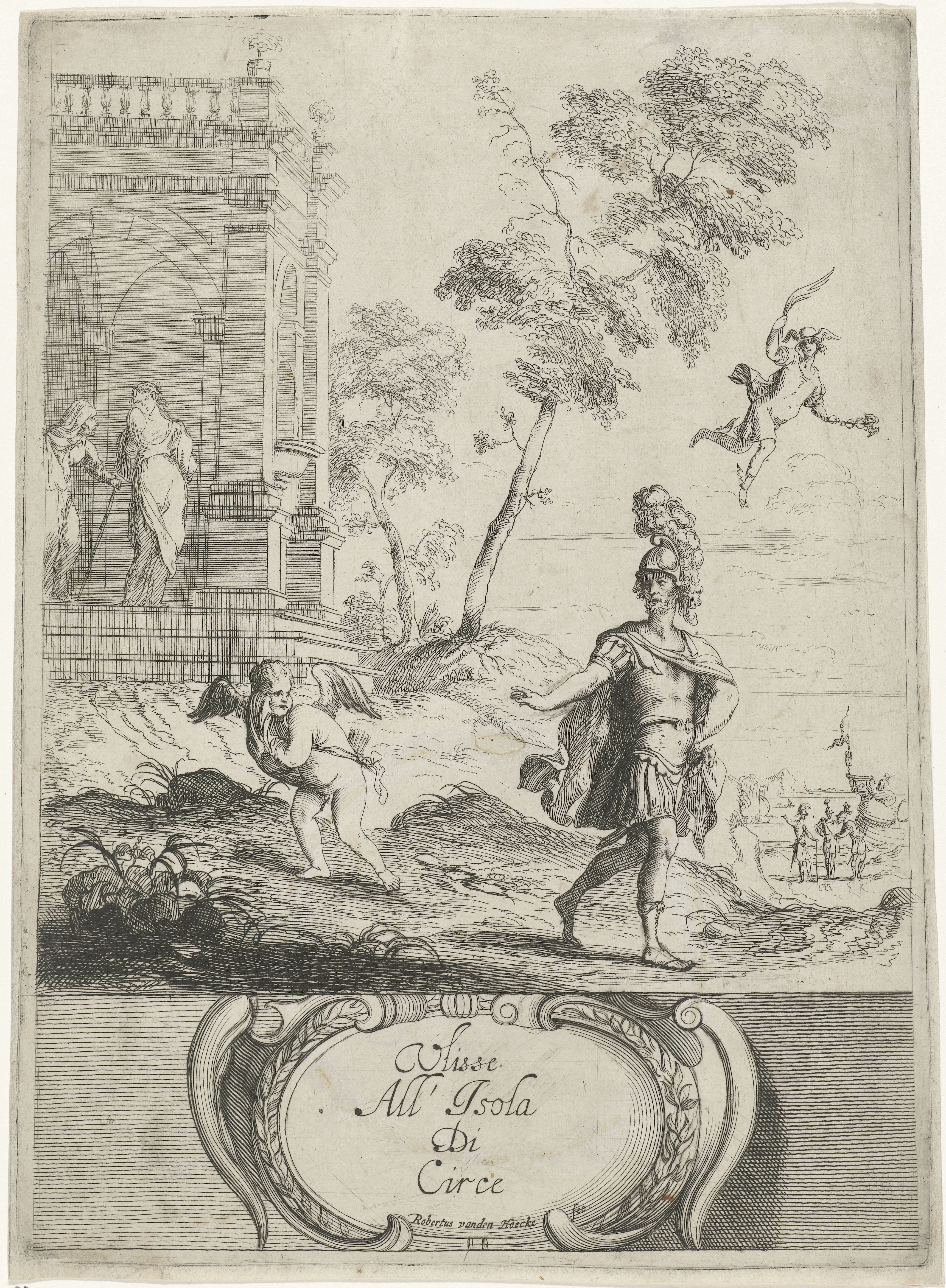 Odysseus op het eiland van Circe