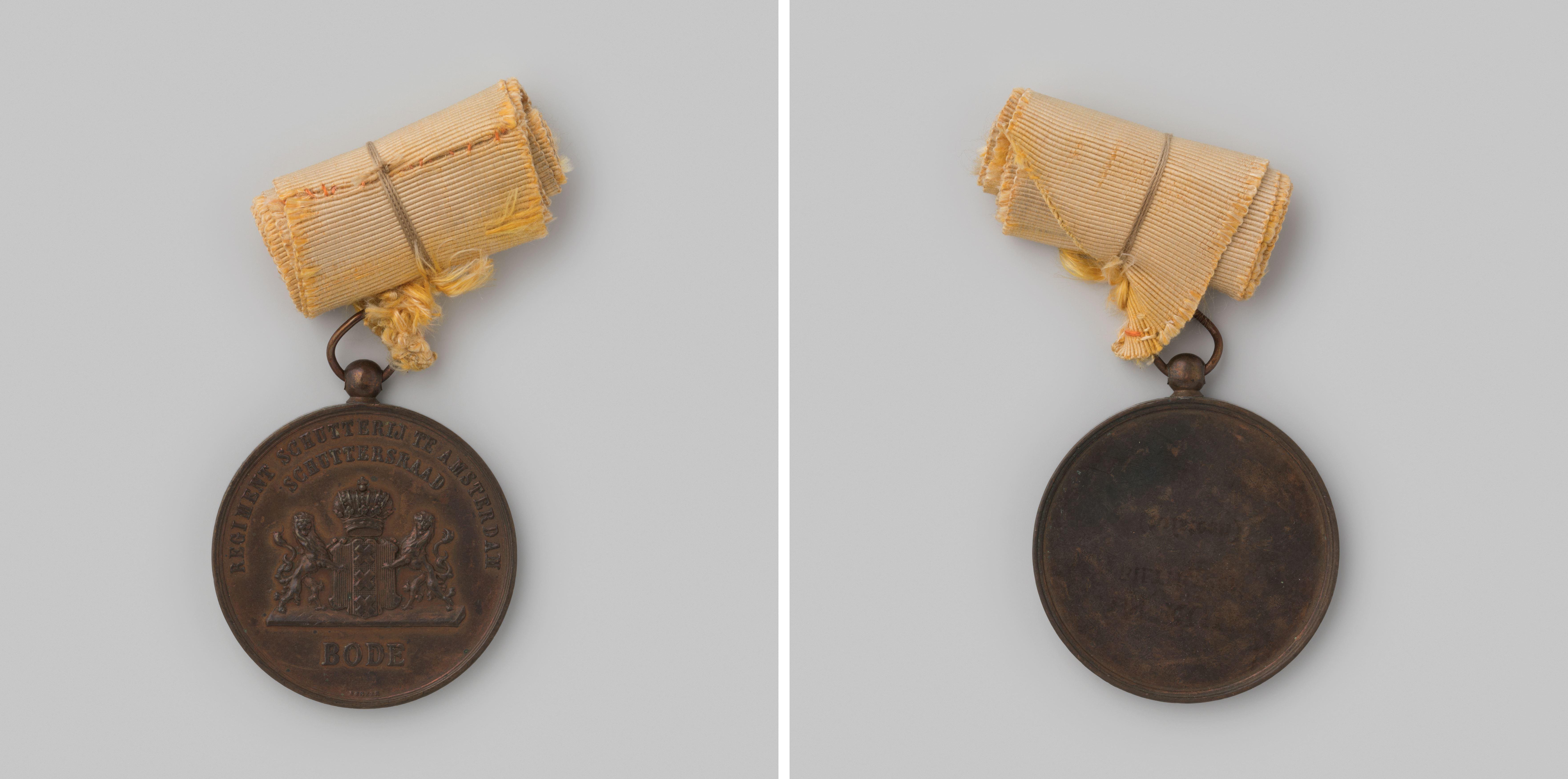 Draagteken van Regiment Schutterij te Amsterdam, Schuttersraad, bode