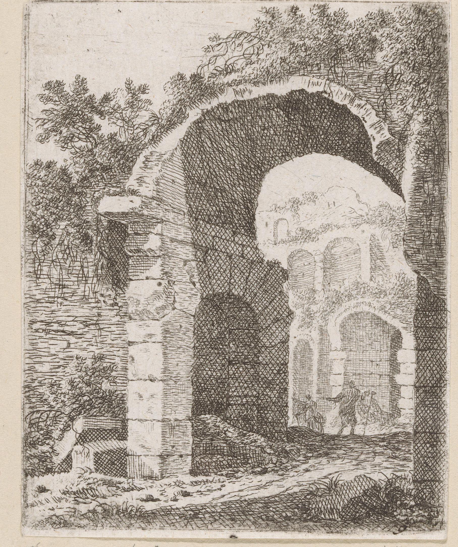 Ruïne van een portico