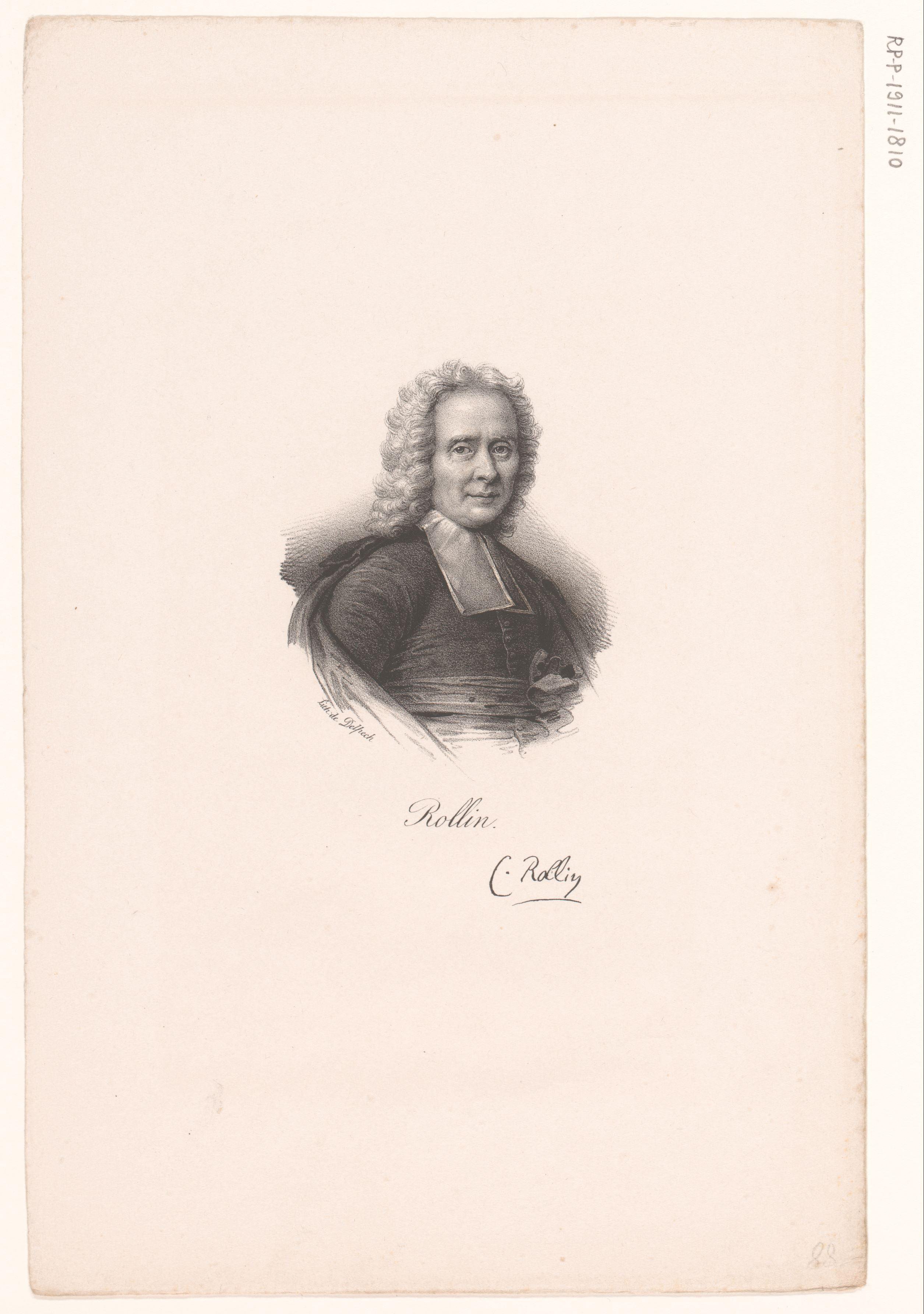Portret van Charles Rollin