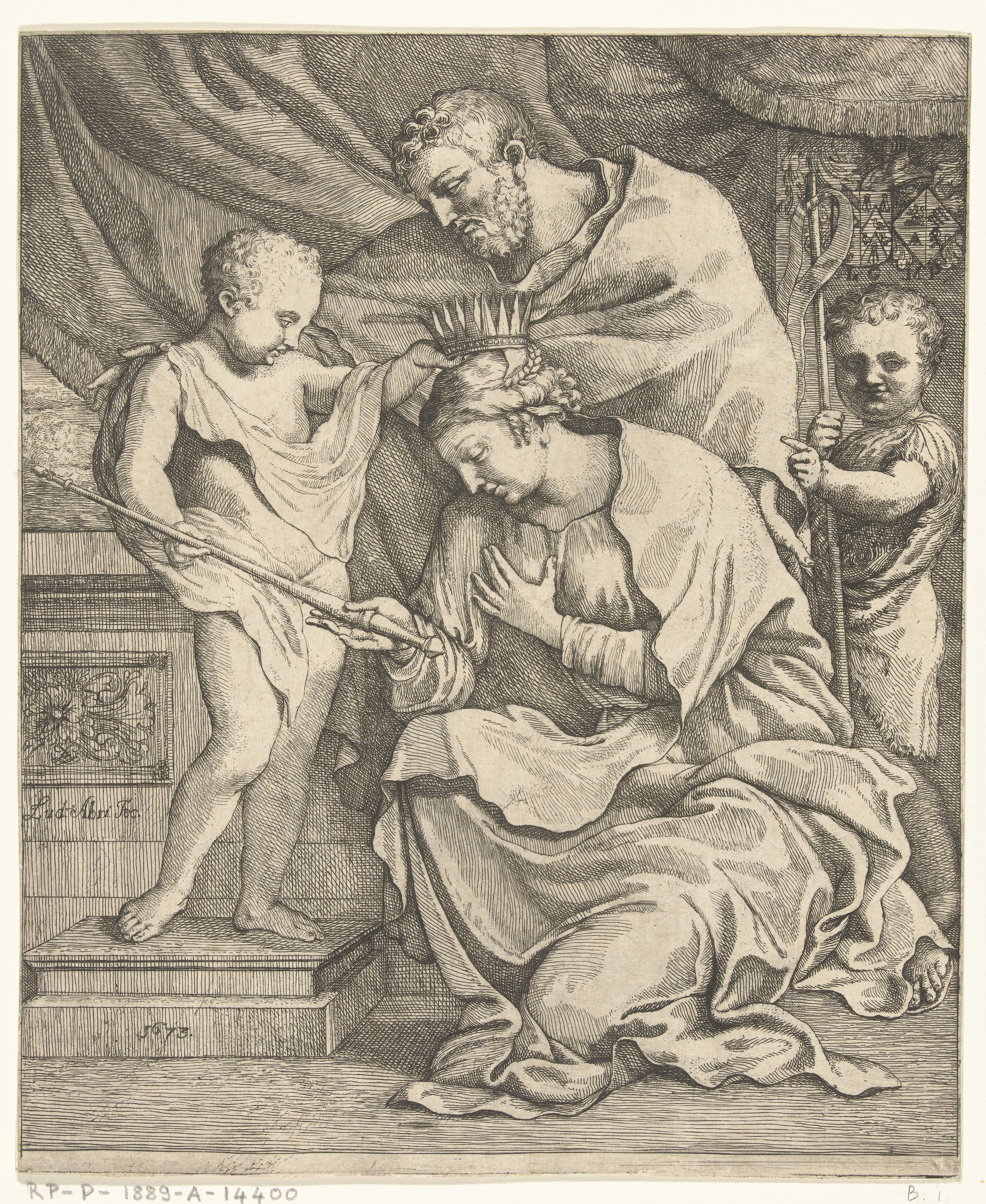 Christus kroont Maria