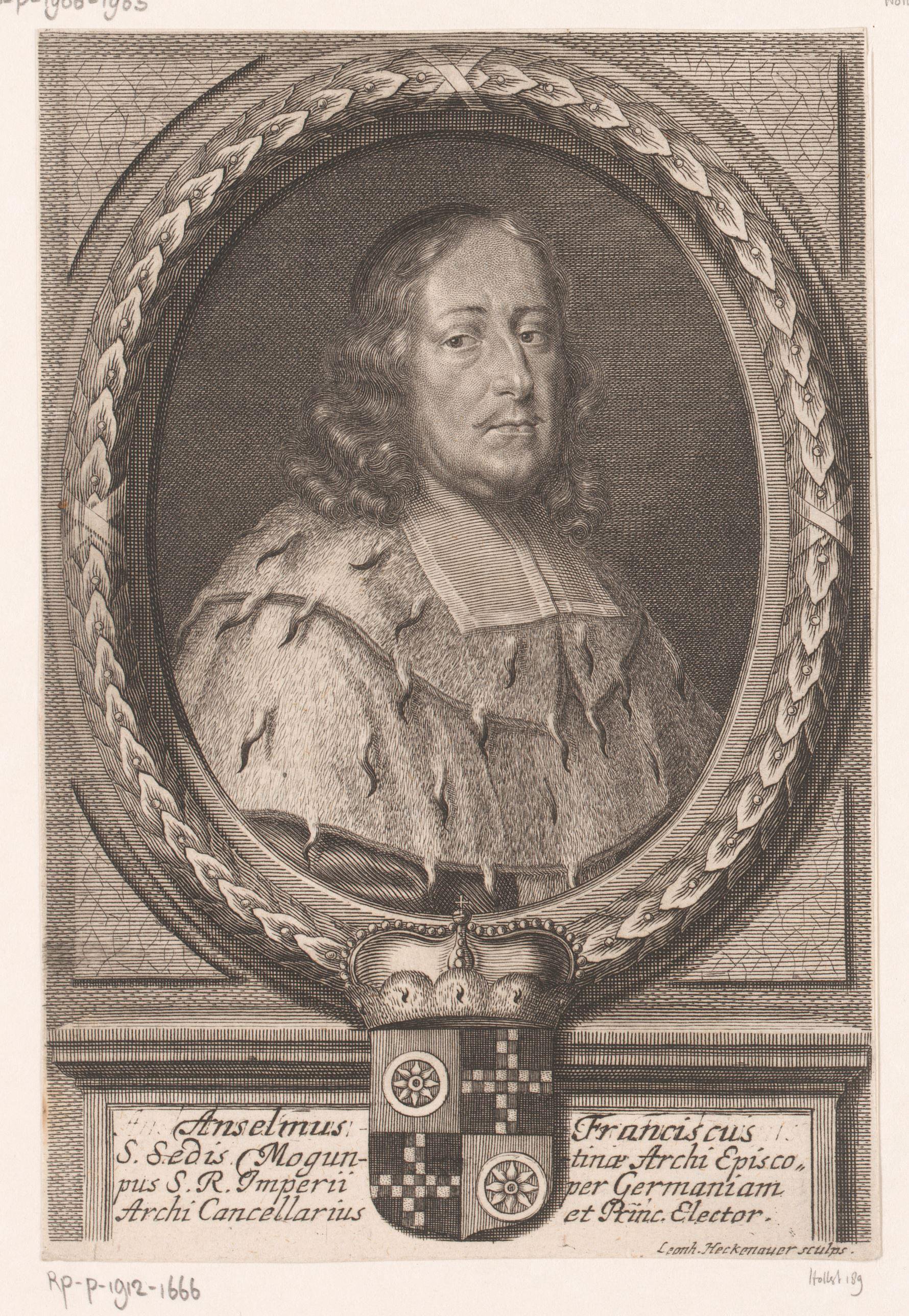 Portret van Anselm Franz von Ingelheim