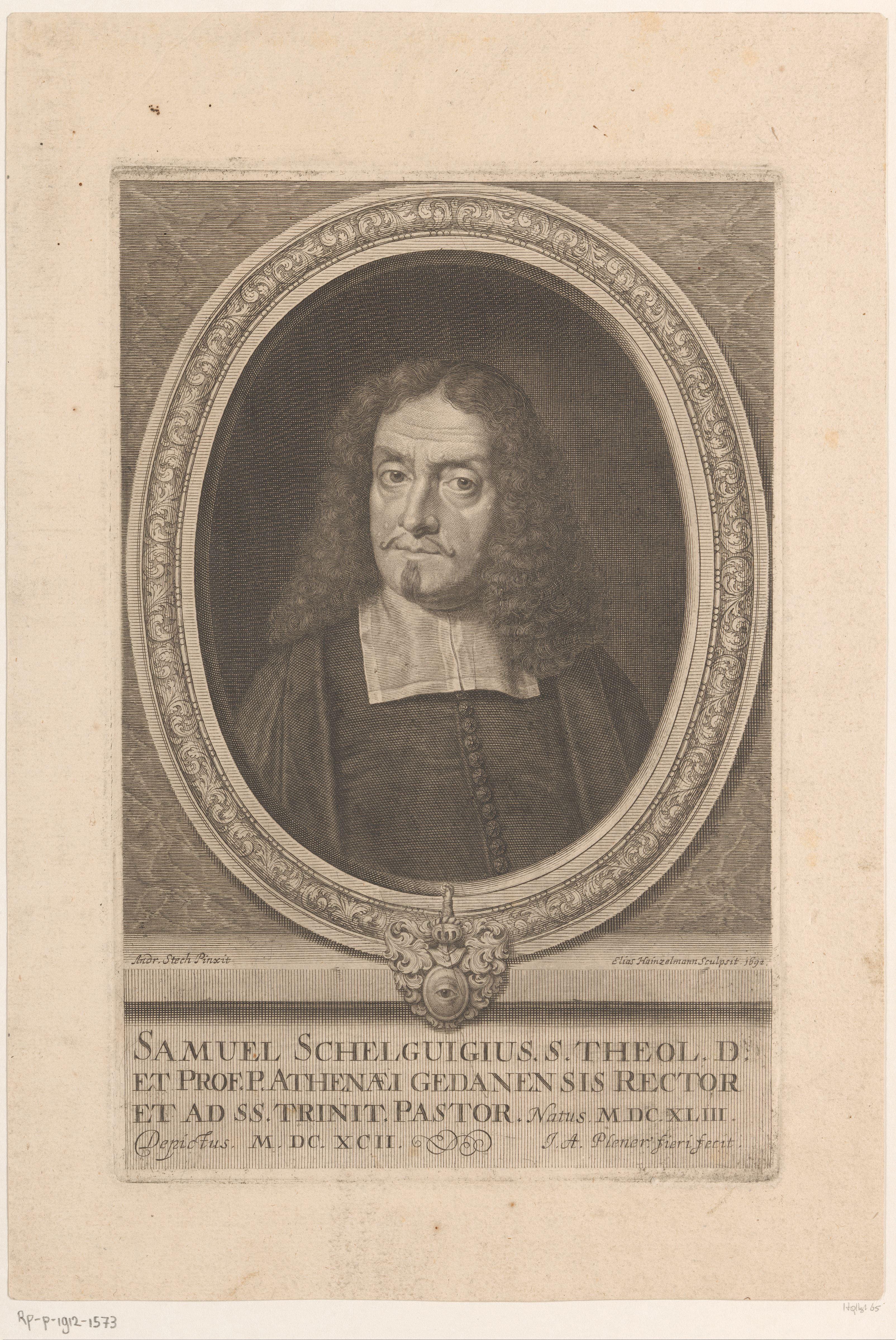 Portret van Samuel Schelwig