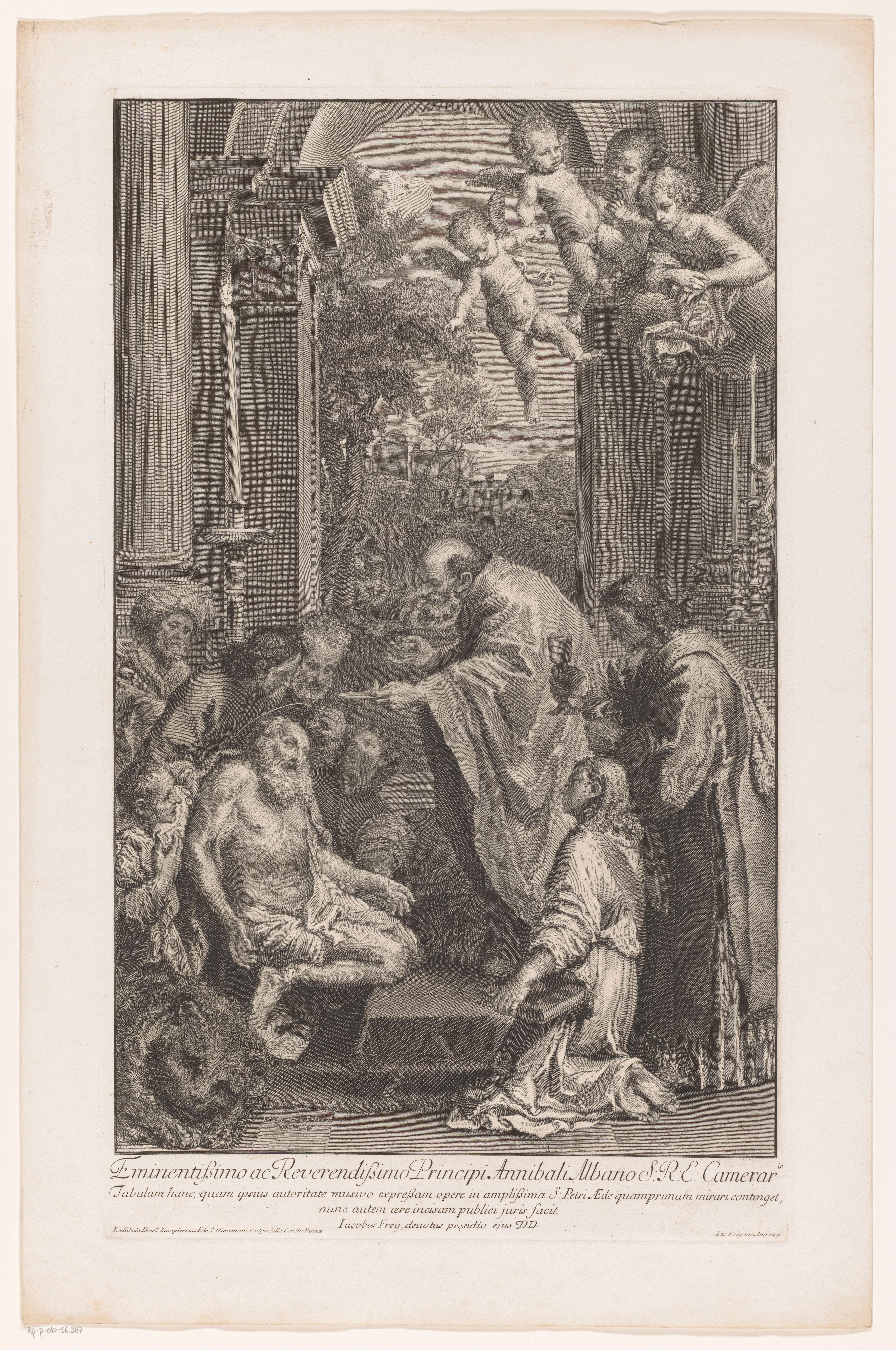 Laatste communie van H. Hieronymus