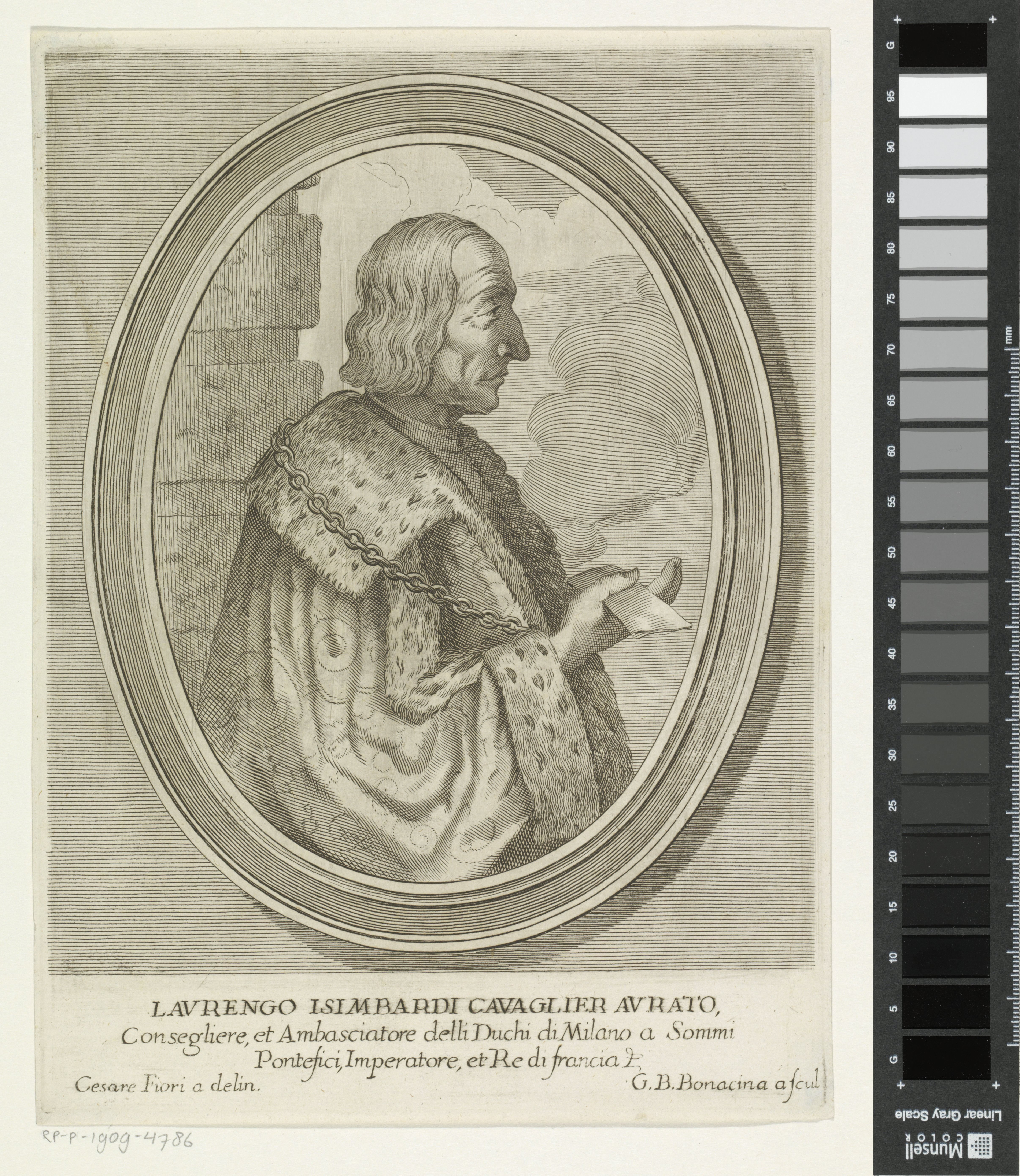 Portret van Laurengo Isimbardi