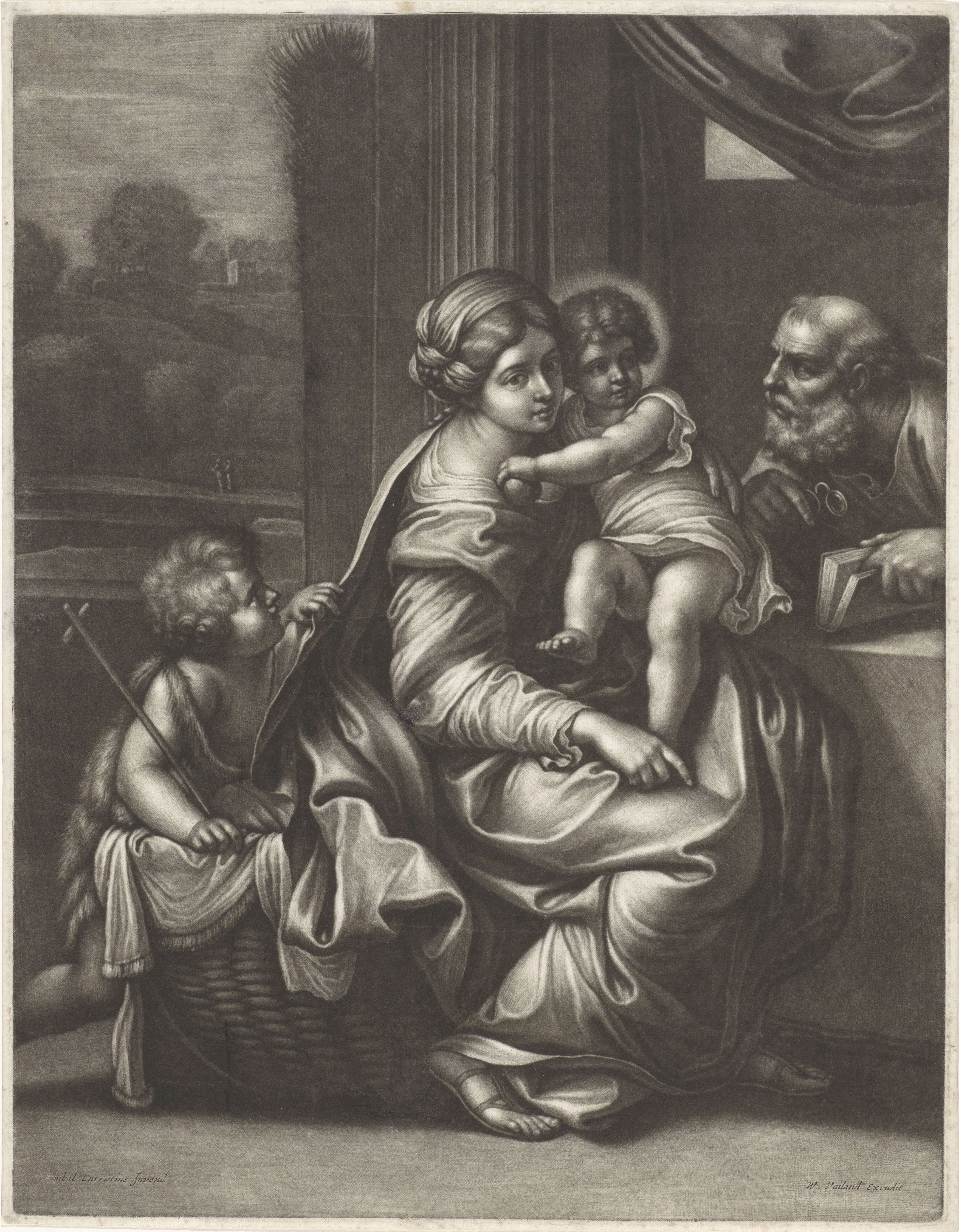 Heilige Familie met Johannes de Doper