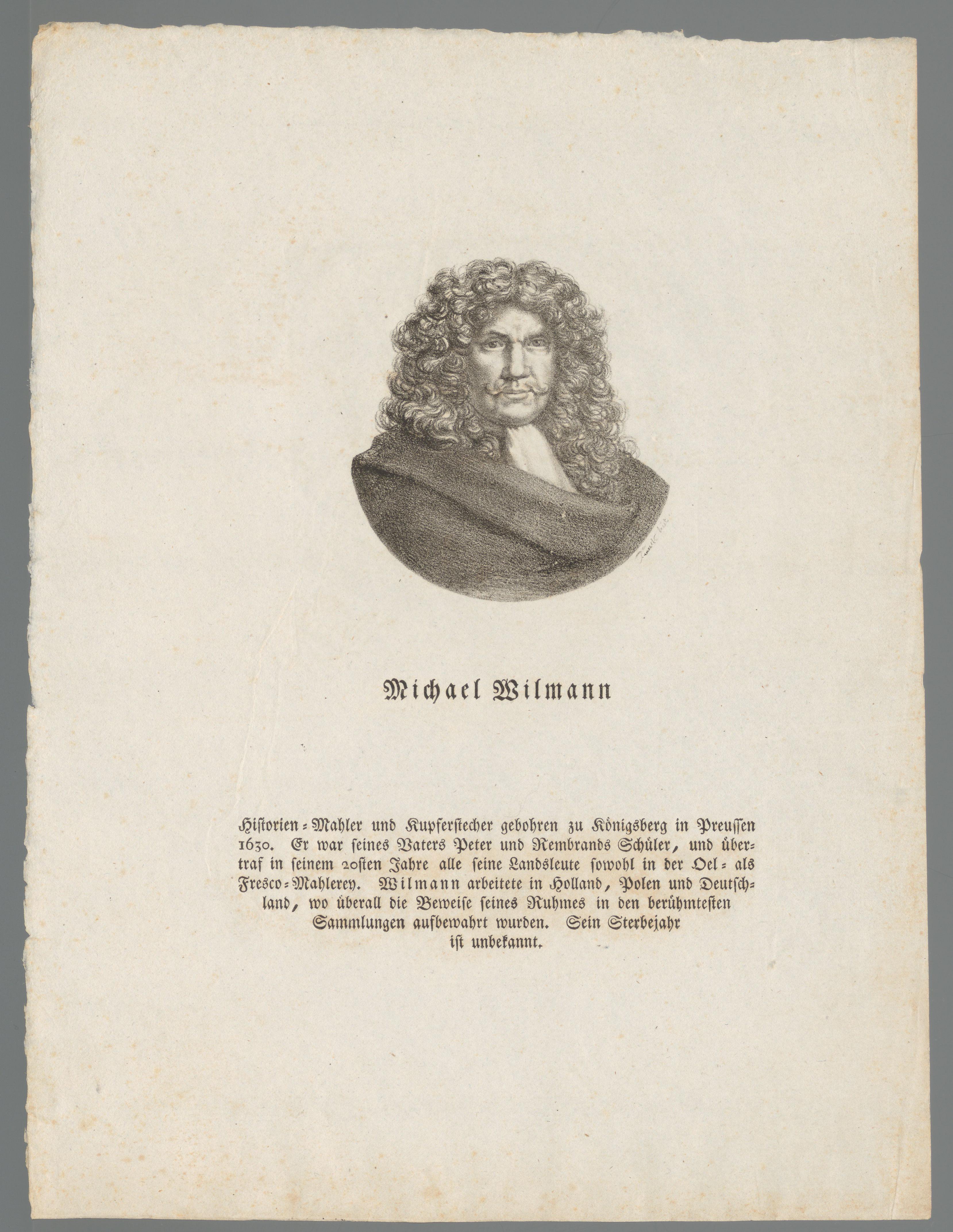 Portret van Michael Willmann