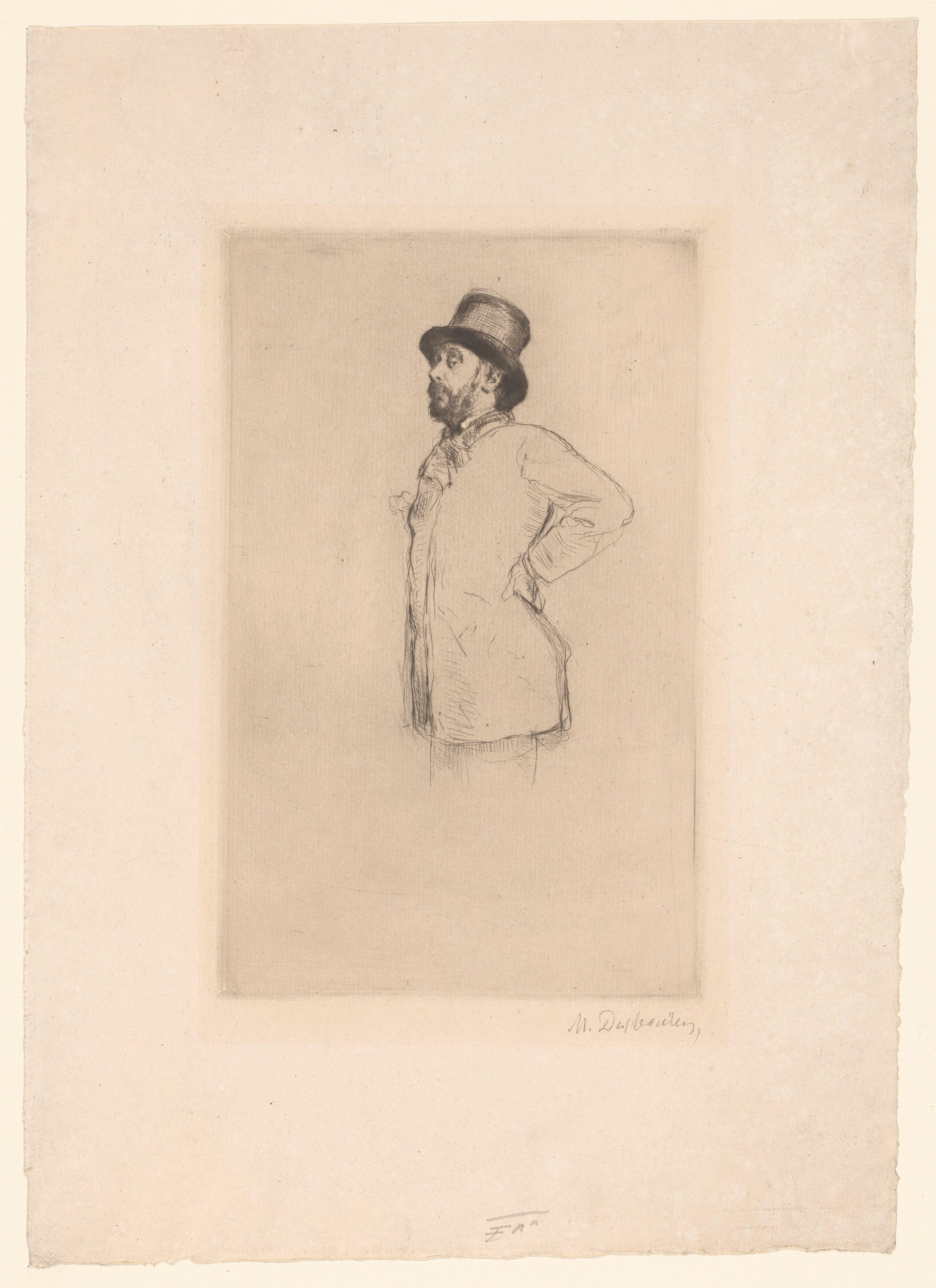 Portret van Edgar Degas