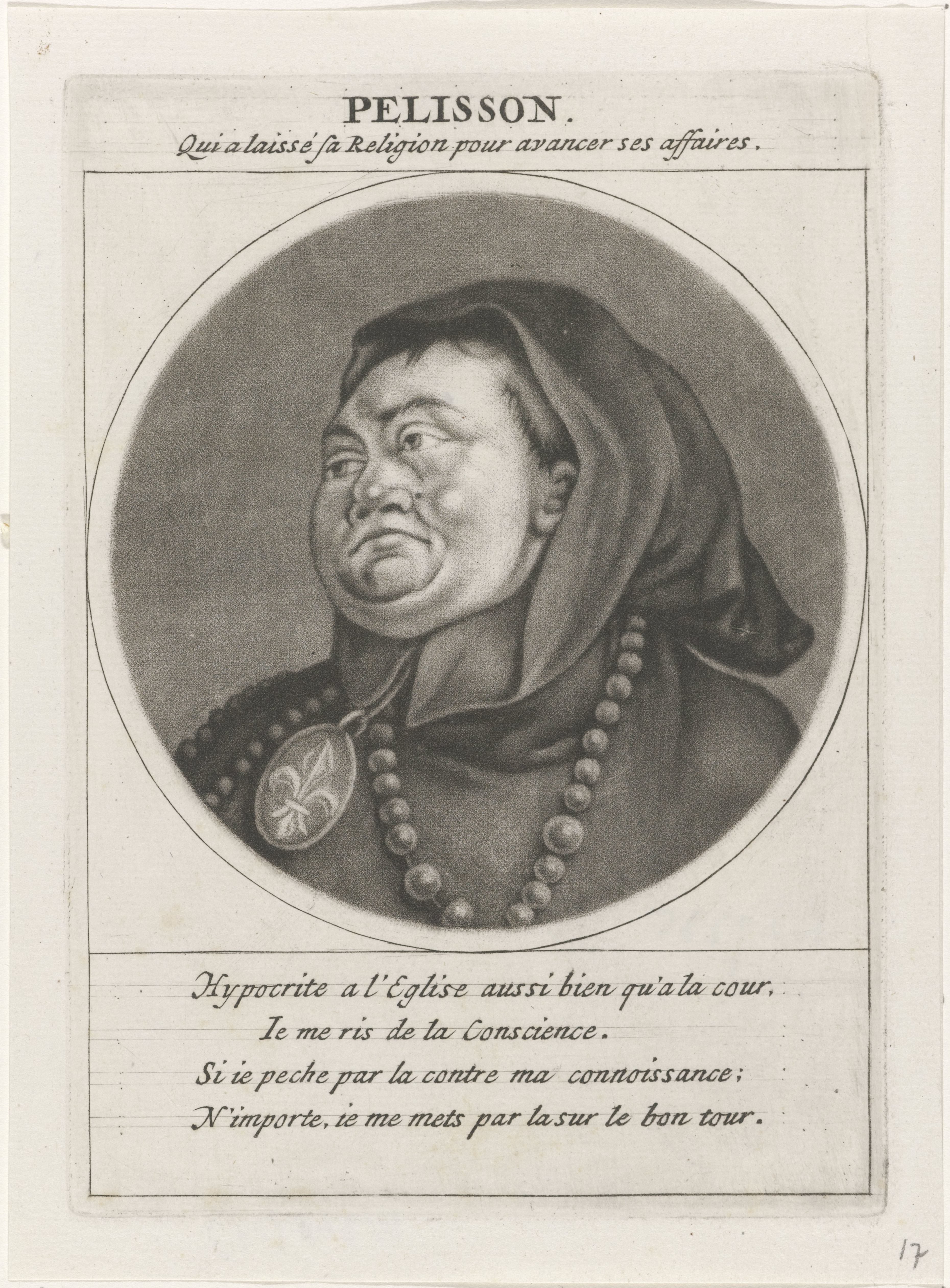 Portret van Paul Pelisson