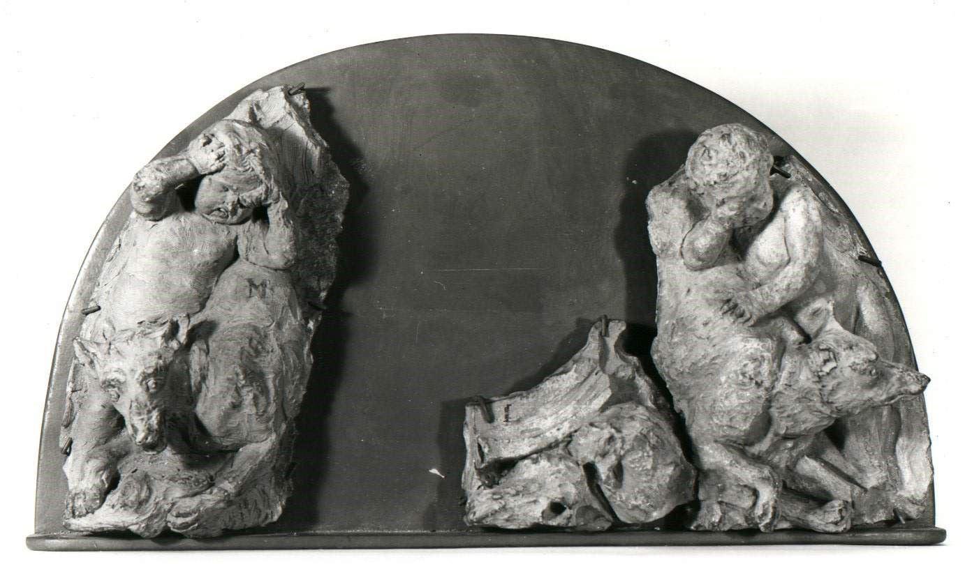 Model for an Overdoor Lunette with Putti and Wolves for the Amsterdam Town Hall (now Royal Palace) at Dam Square
