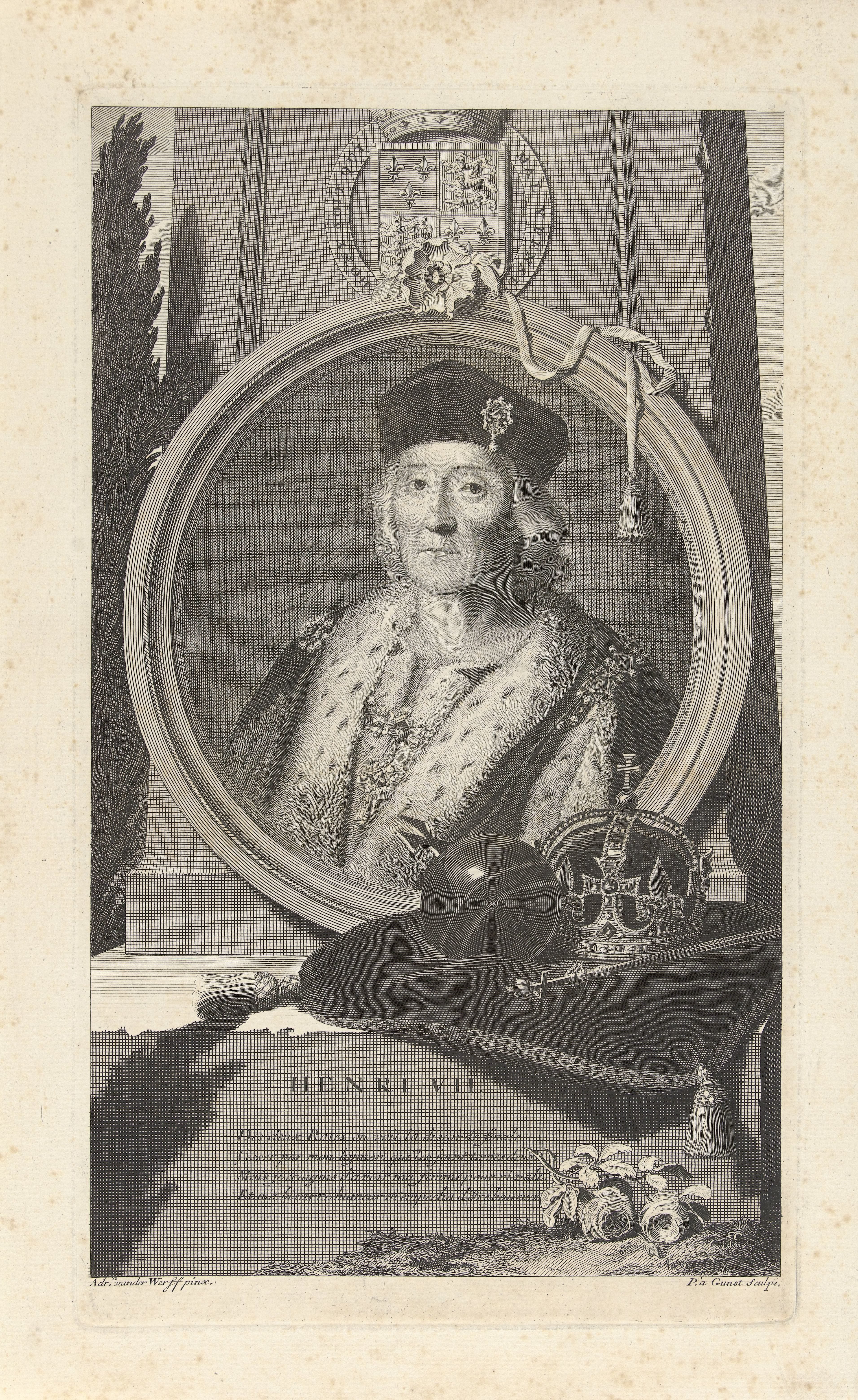 Portret van koning Hendrik VII van Engeland