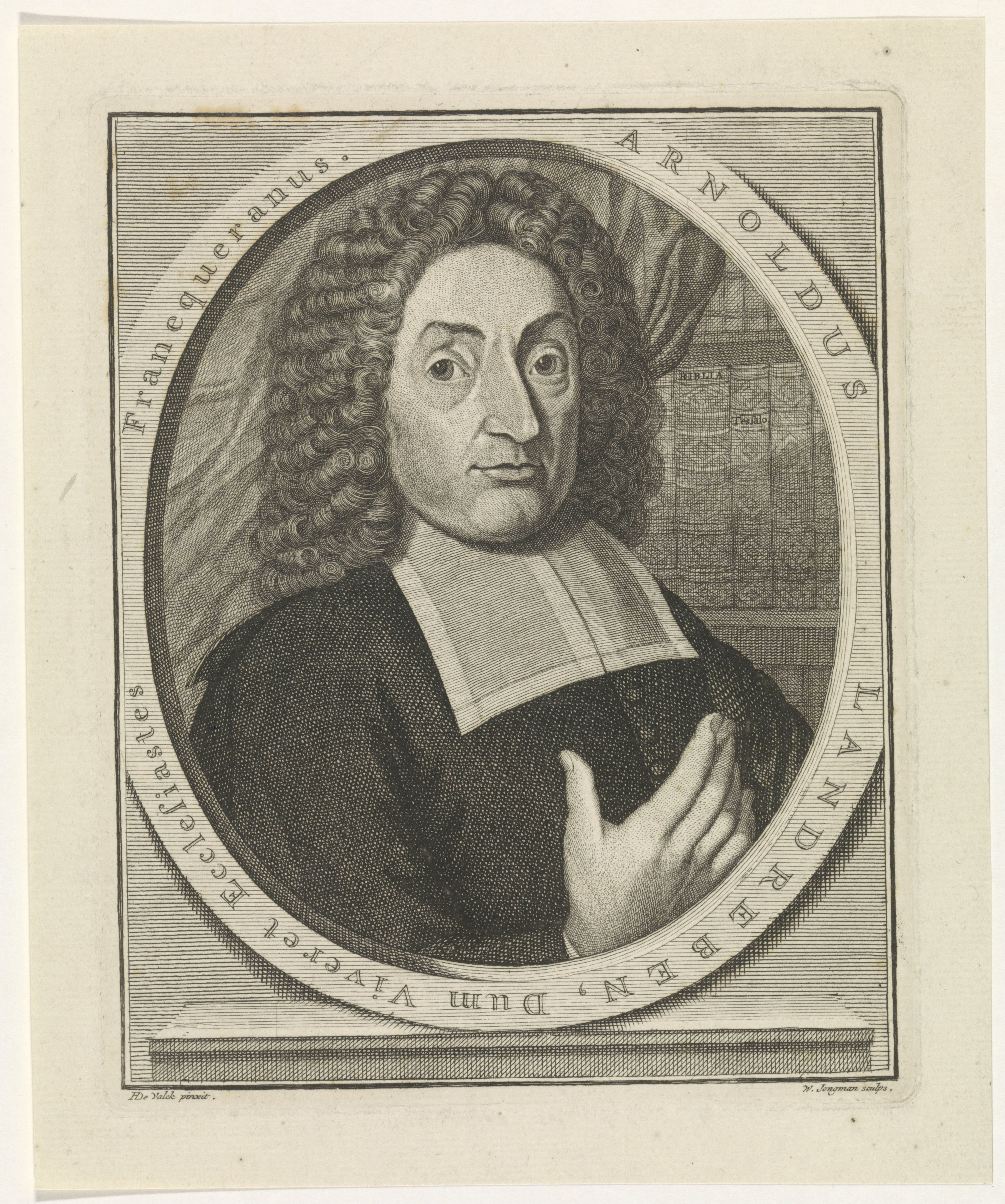 Portret van Arnoldus Landreben