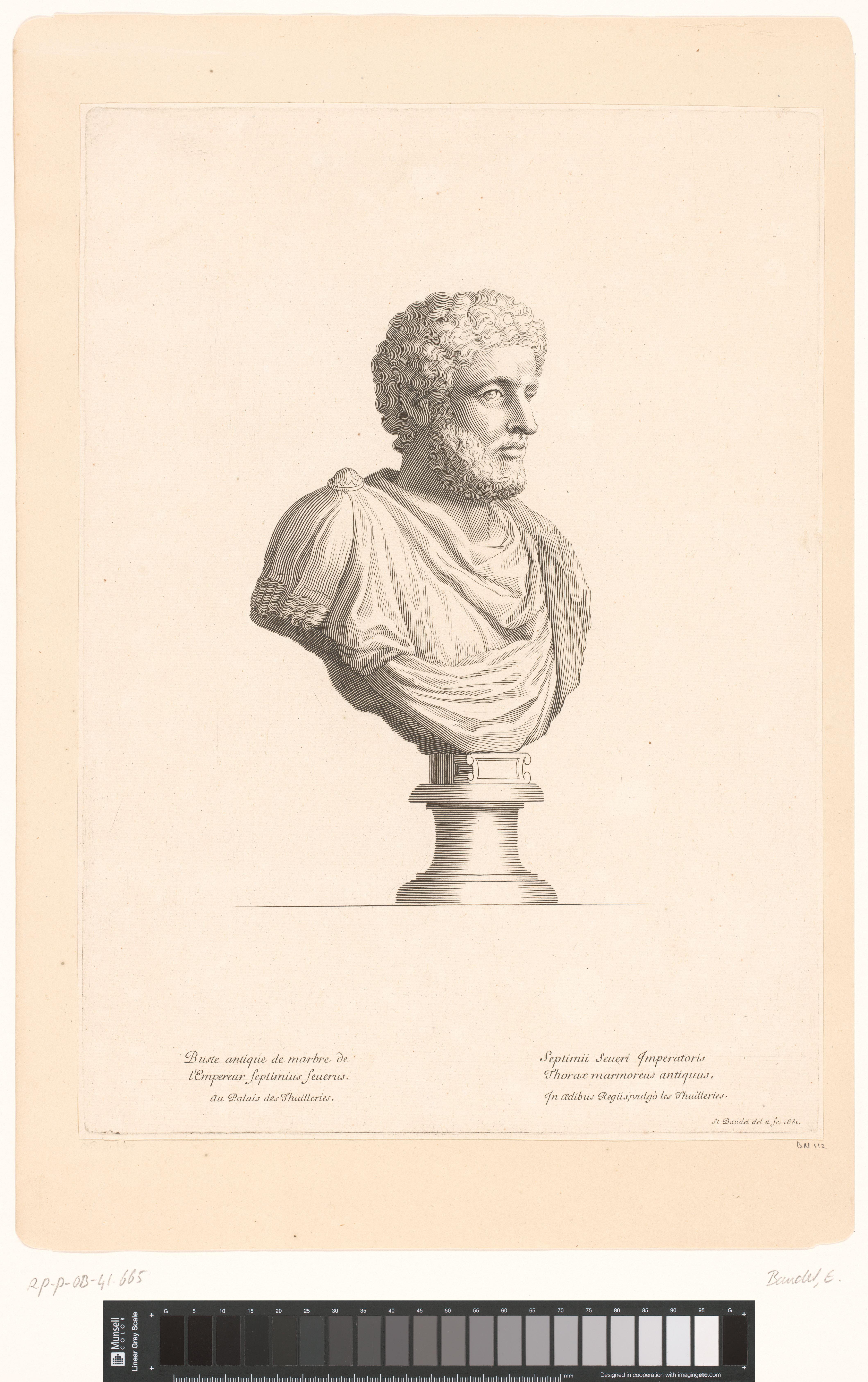 Antieke buste van keizer Septimius Severus