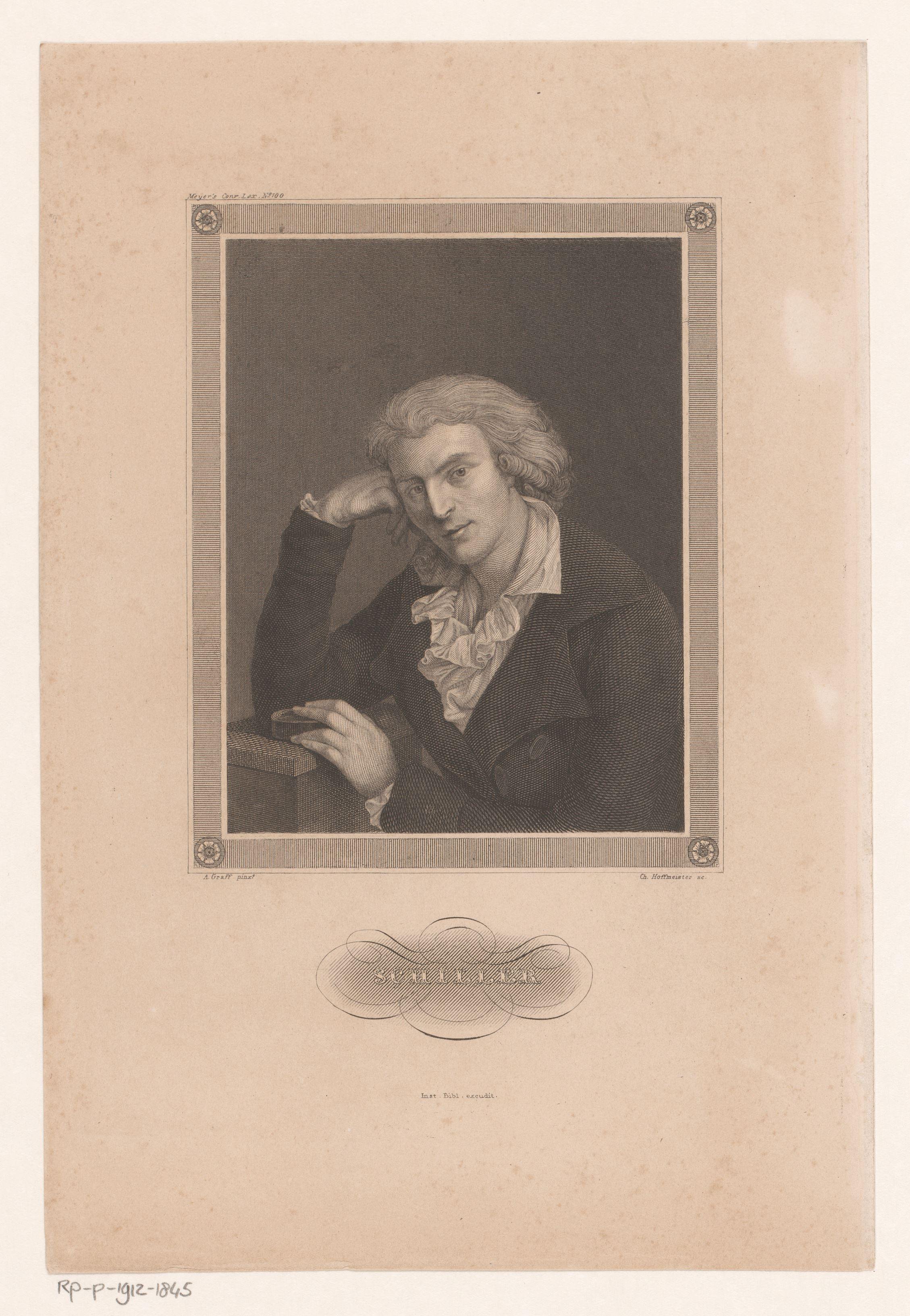 Portret van Friedrich von Schiller