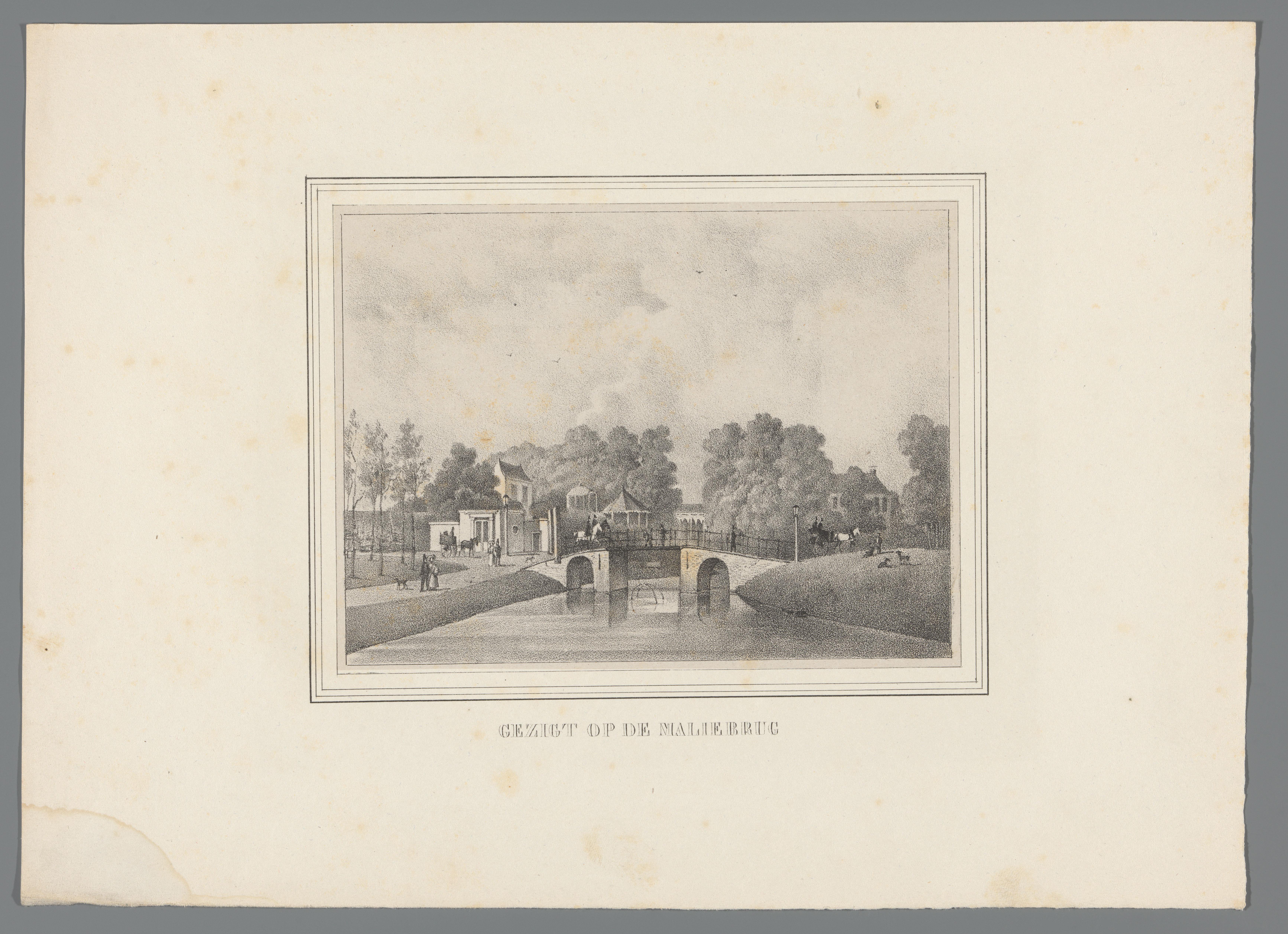 Gezigt op de Maliebrug
