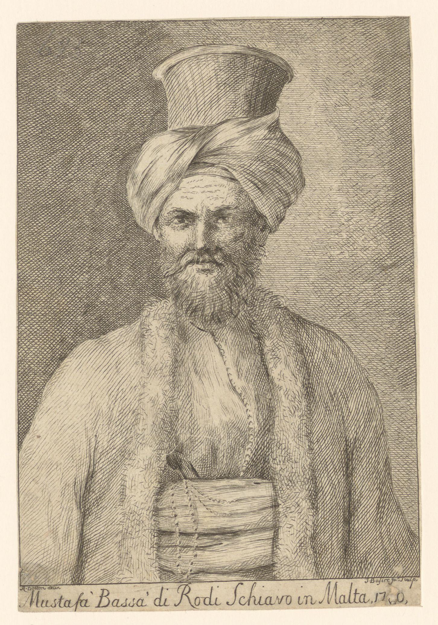 Portret van Mustafa, Pasja van Rodos