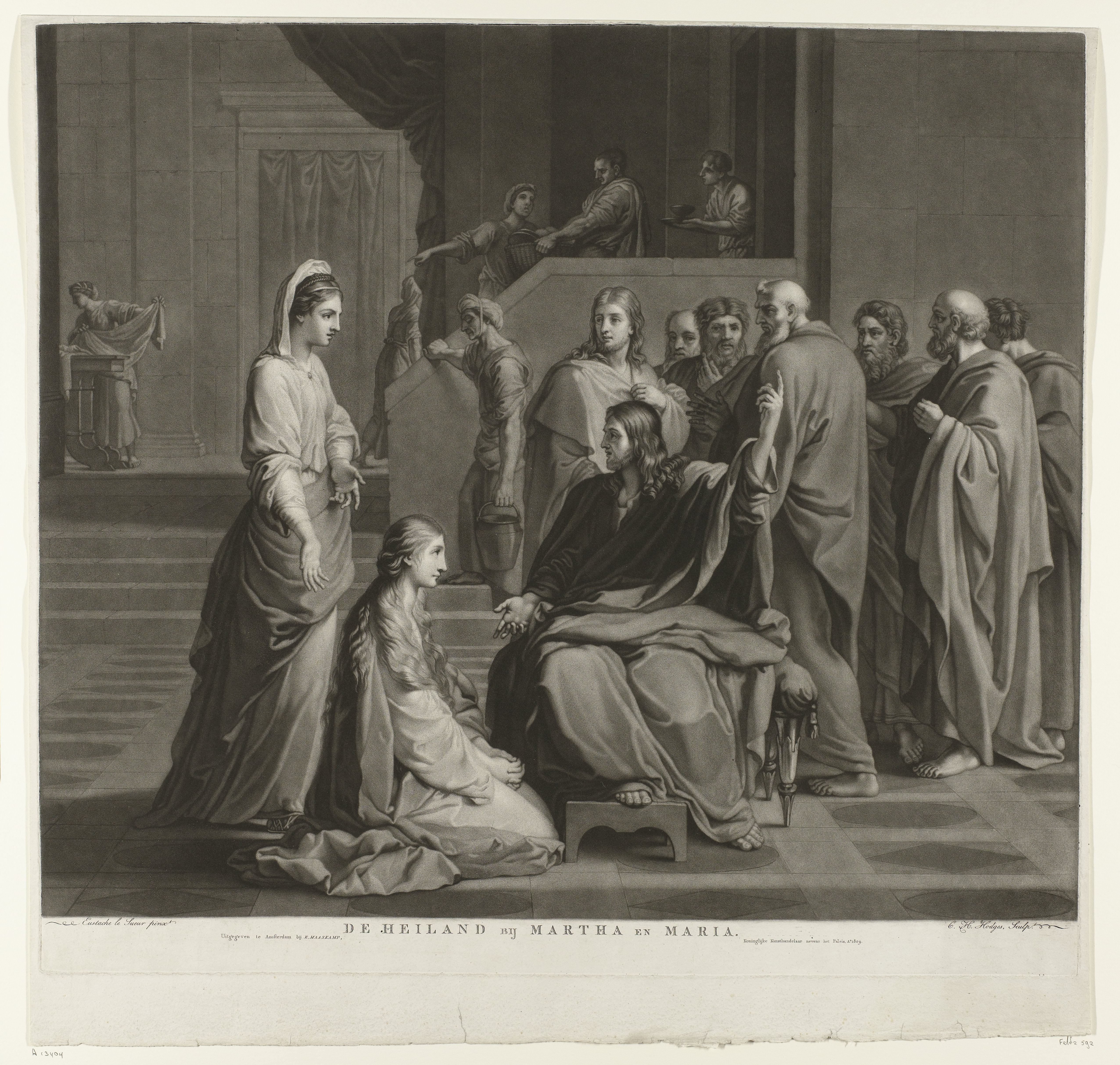 Christus bij Martha en Maria