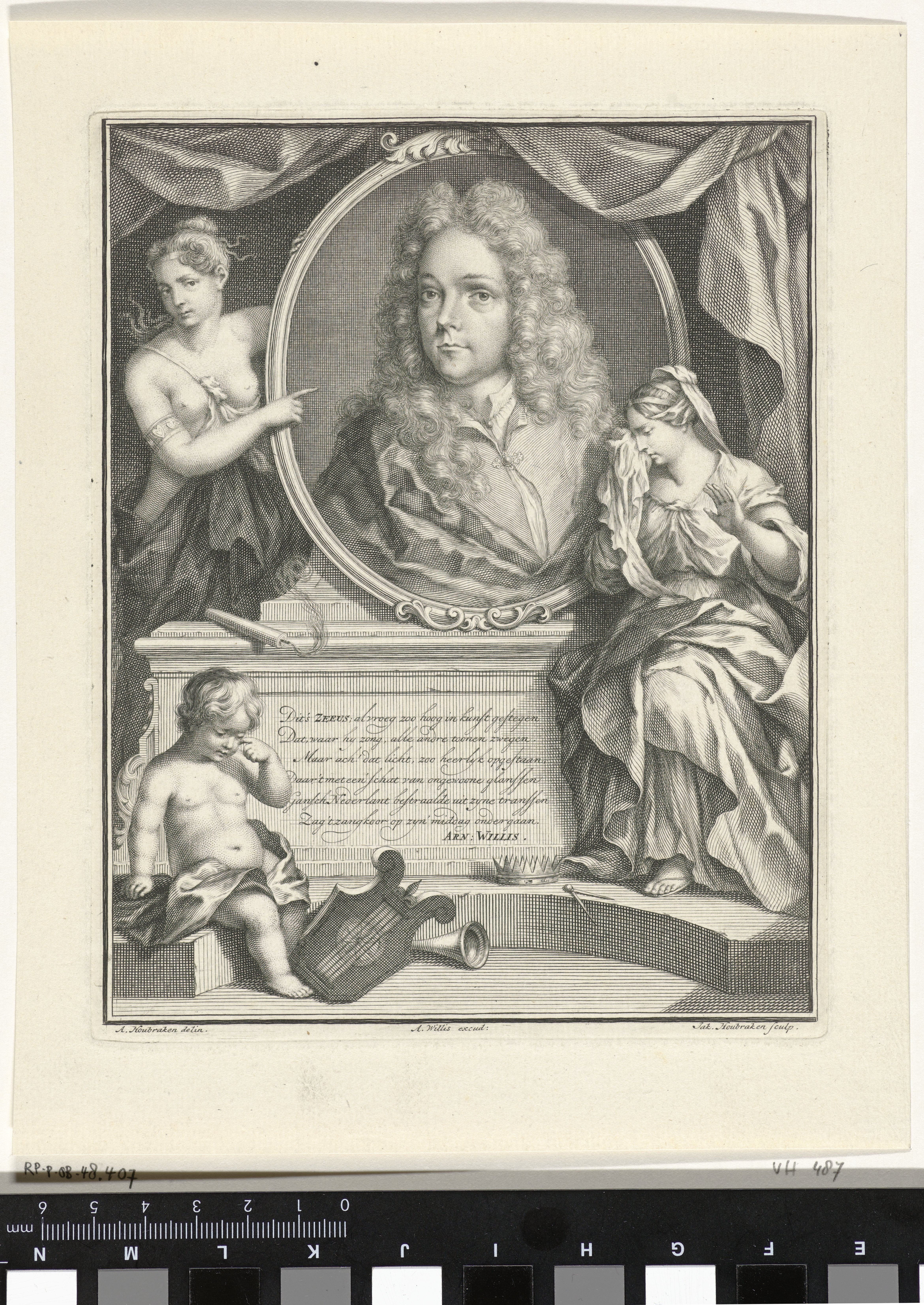 Rouwportret van Jakob Zeeus