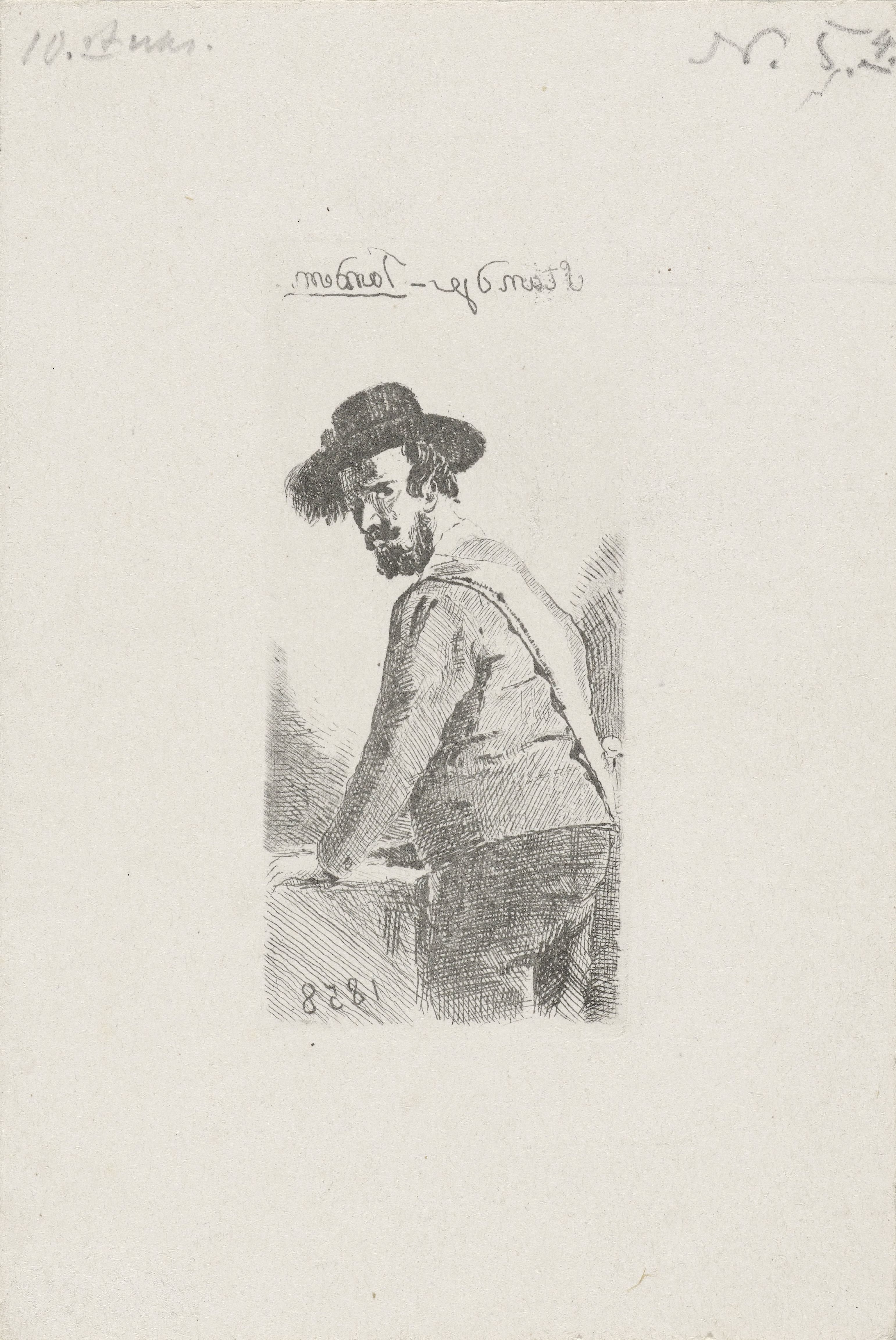 Figuurstudie van een man