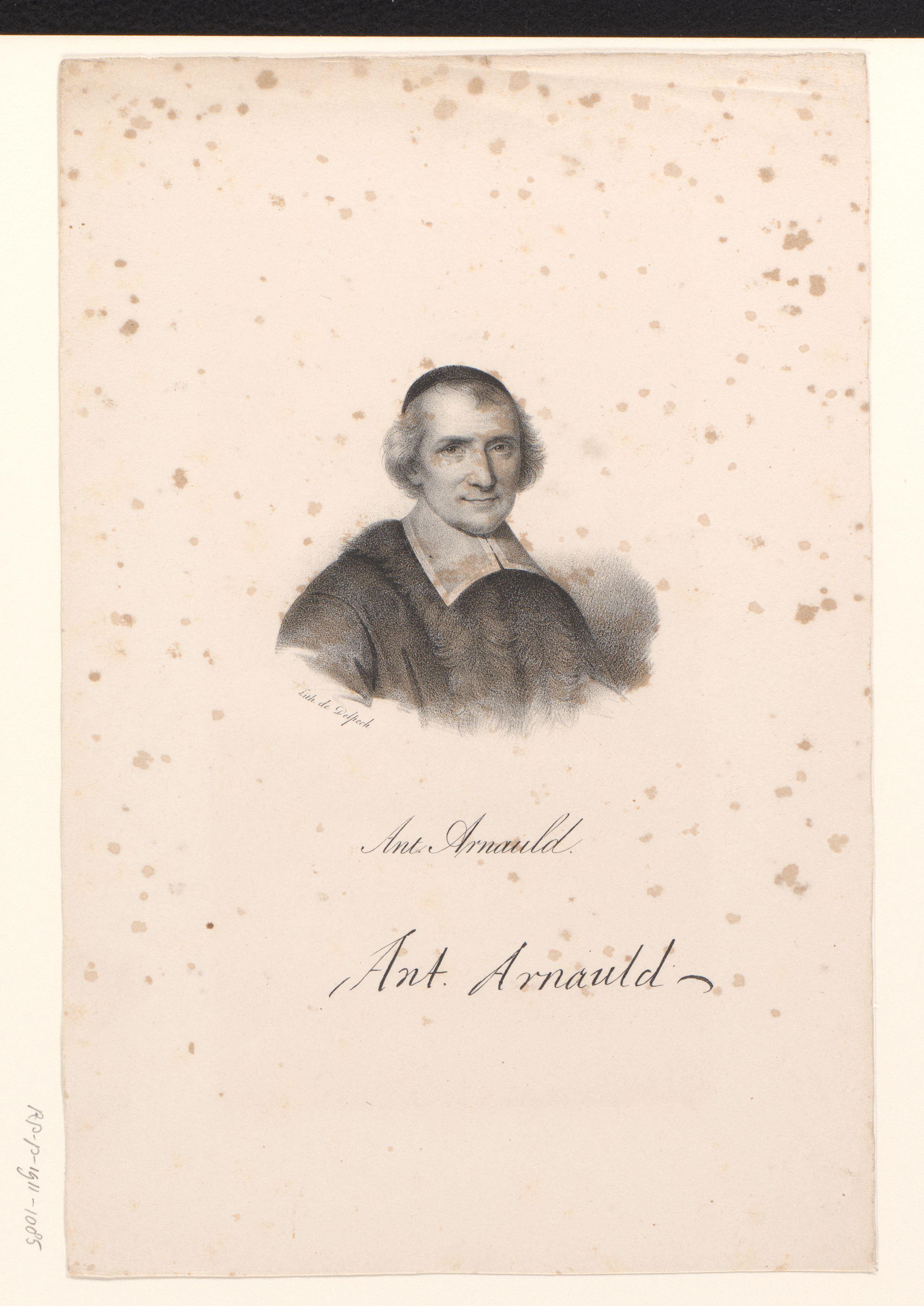 Portret van Antoine Arnauld