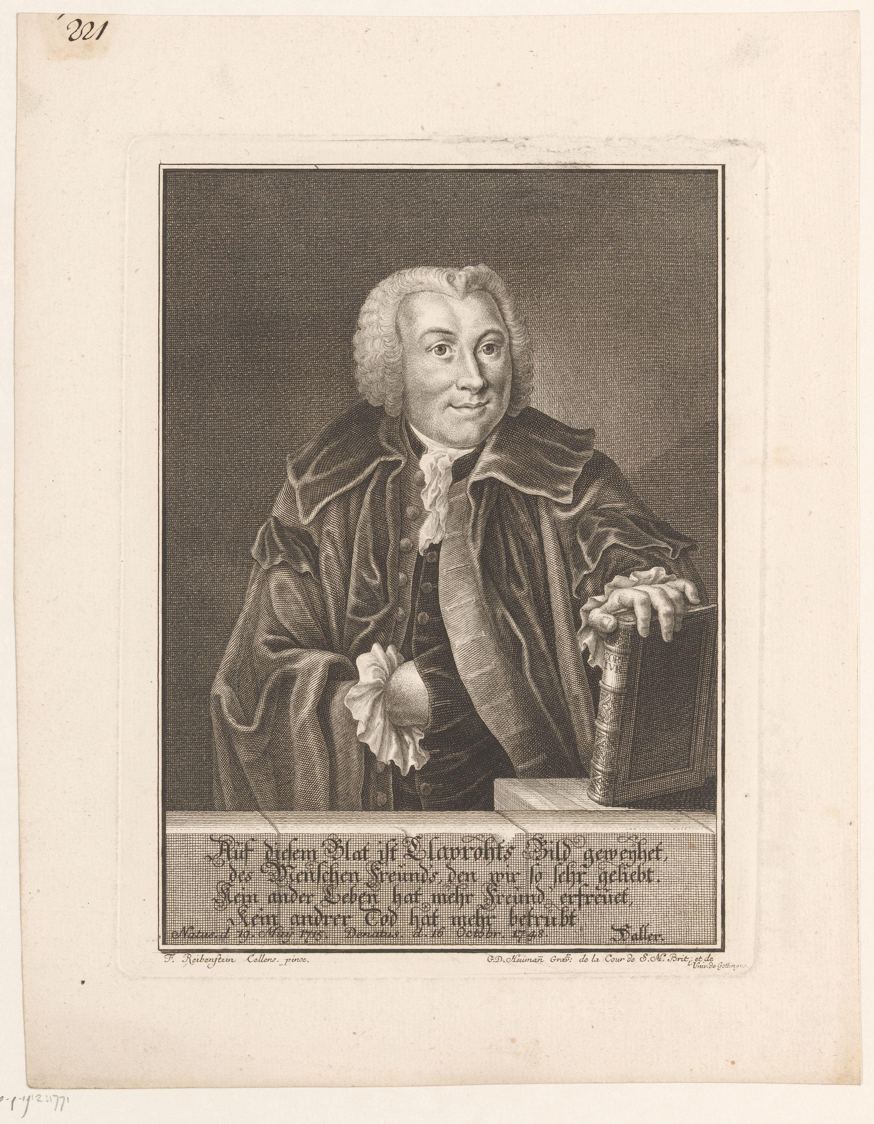 Portret van Martin Heinrich Klaproth