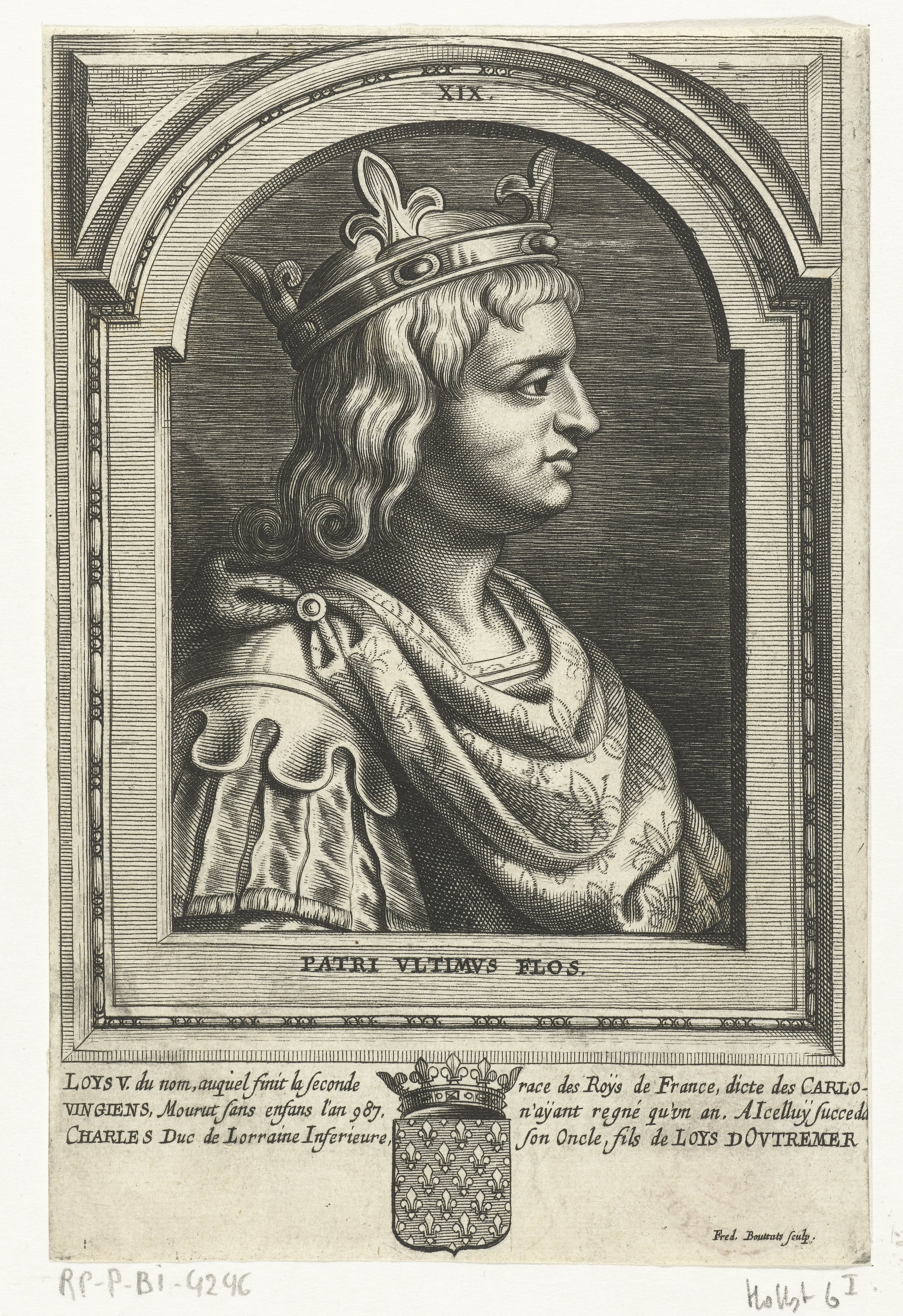 Portret van Lodewijk V
